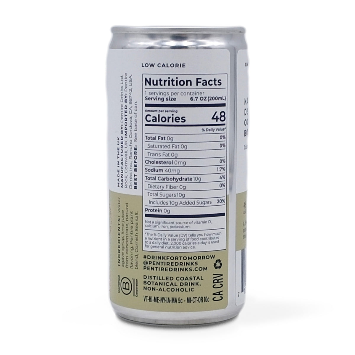 Pentire Margarita Non Alc RTD 200ml