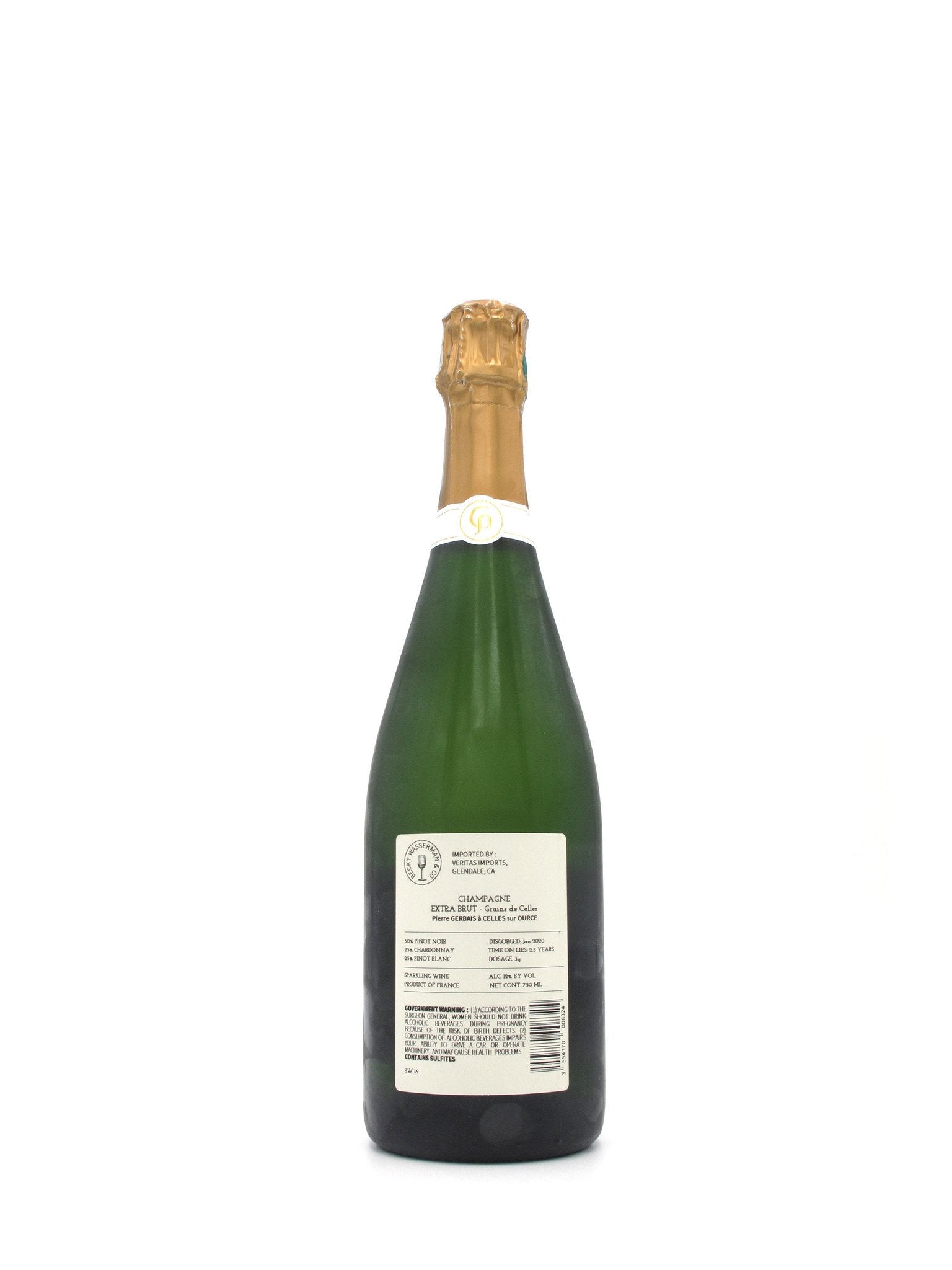 NV Pierre Gerbais Extra Brut Grains de Celles 750mL