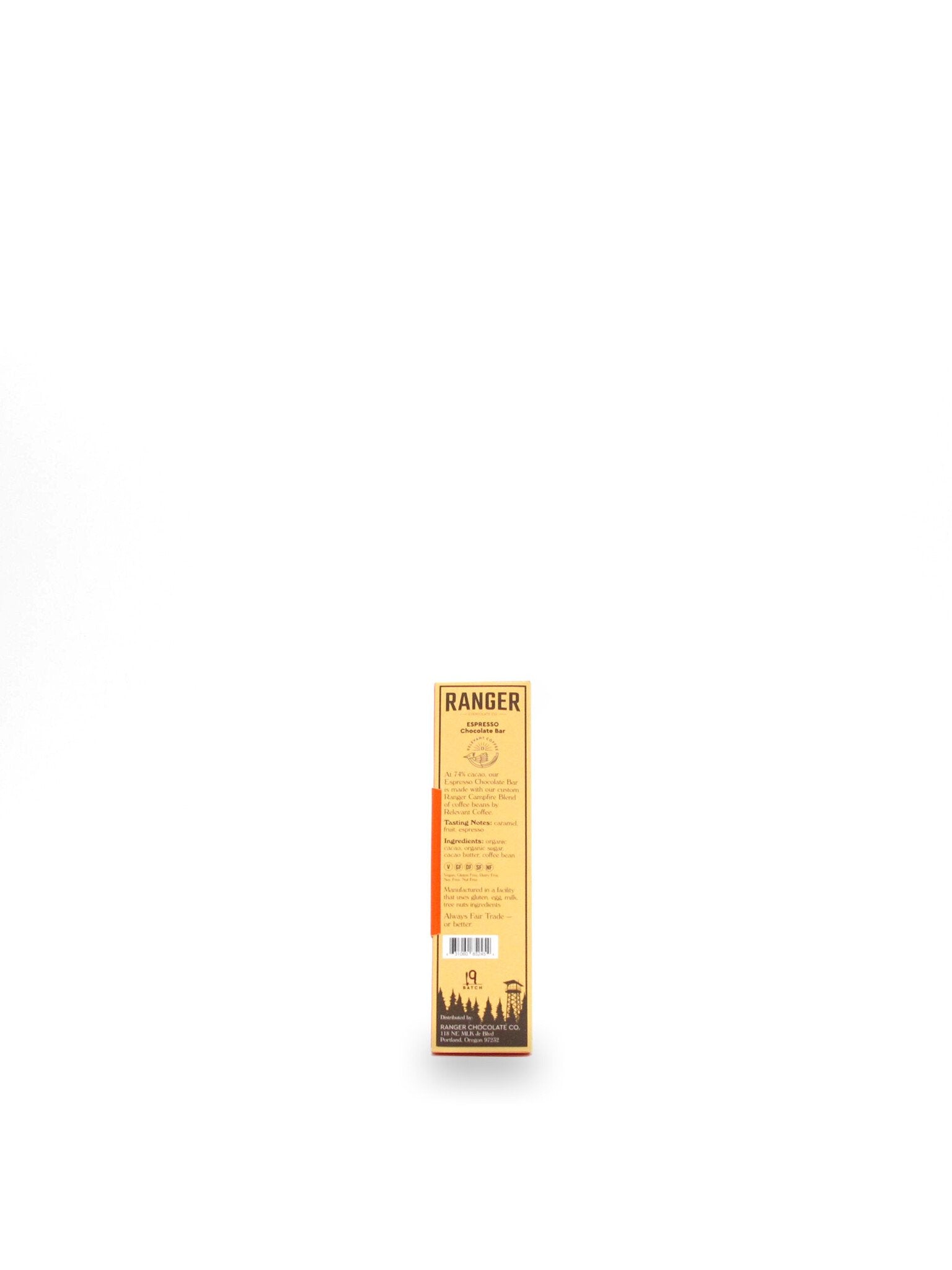 Ranger Chocolate Espresso 74% Bar 1.25oz