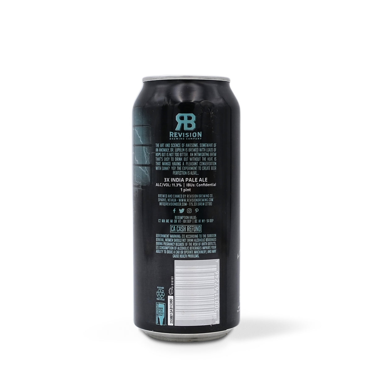 Revision Brewing Company Dr. Lupulin TIPA 16oz