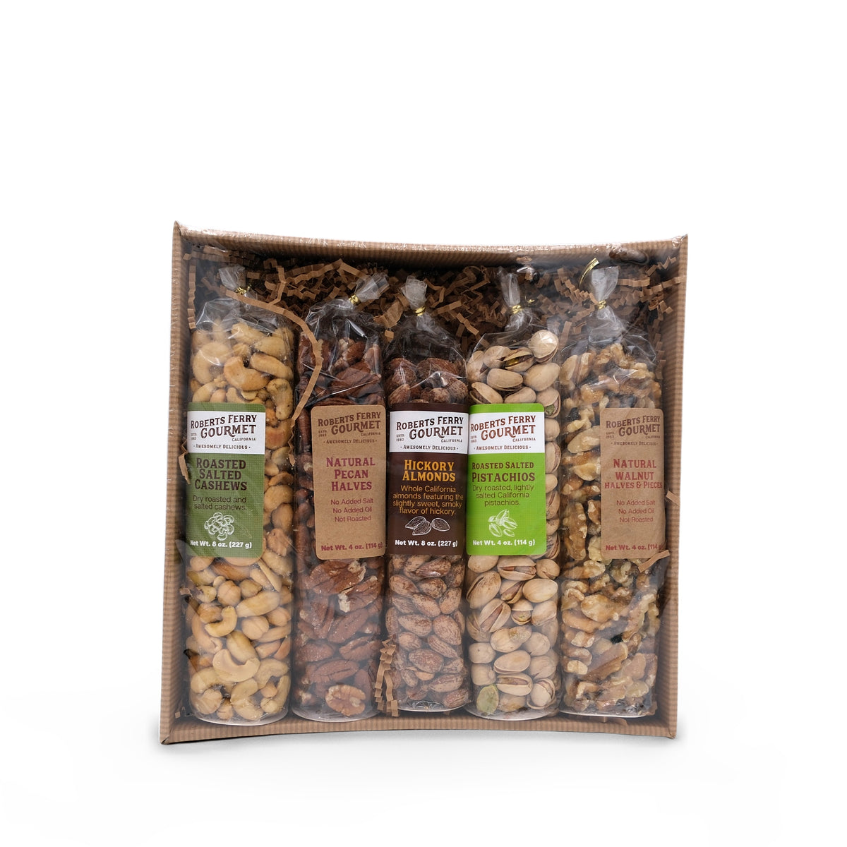 Roberts Ferry Gourmet Gourmet Nut Gift Box 5-Pack