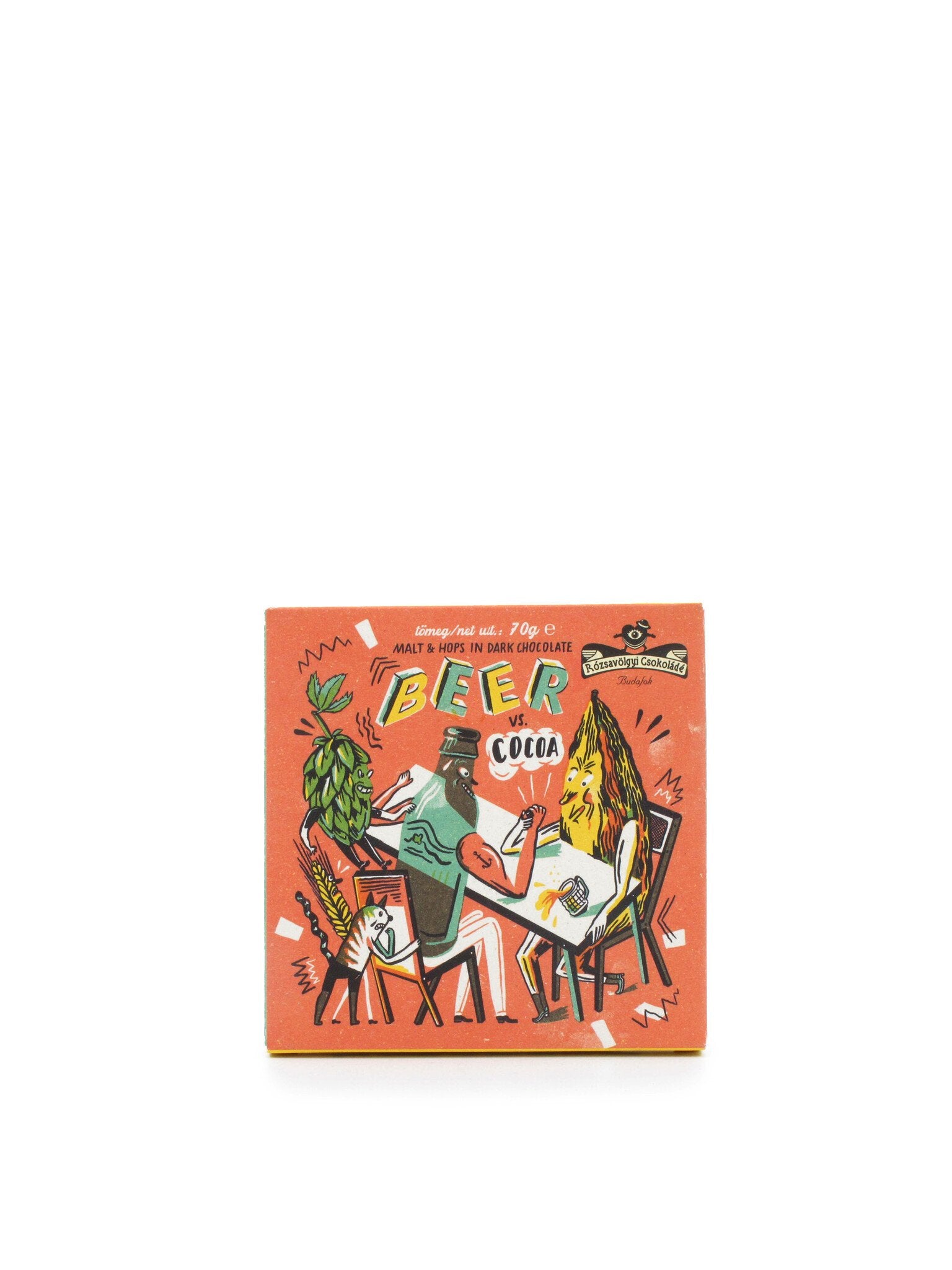 Rózsavölgyi Csokoládé Bear vs Cocoa 73% Bar 70g