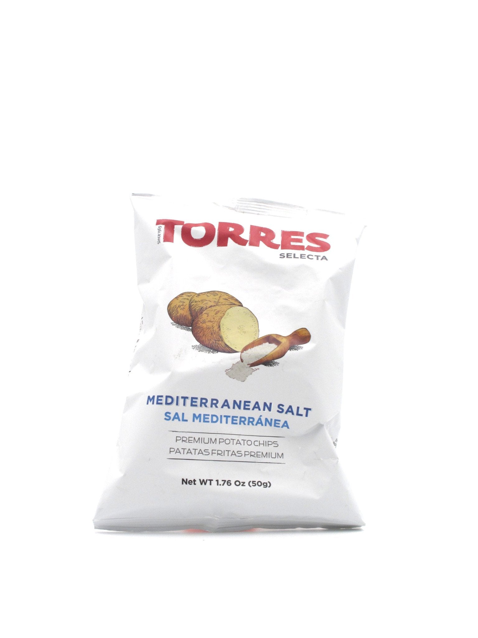 Torres Mediterranean Sea Salt Potato Chips 50g