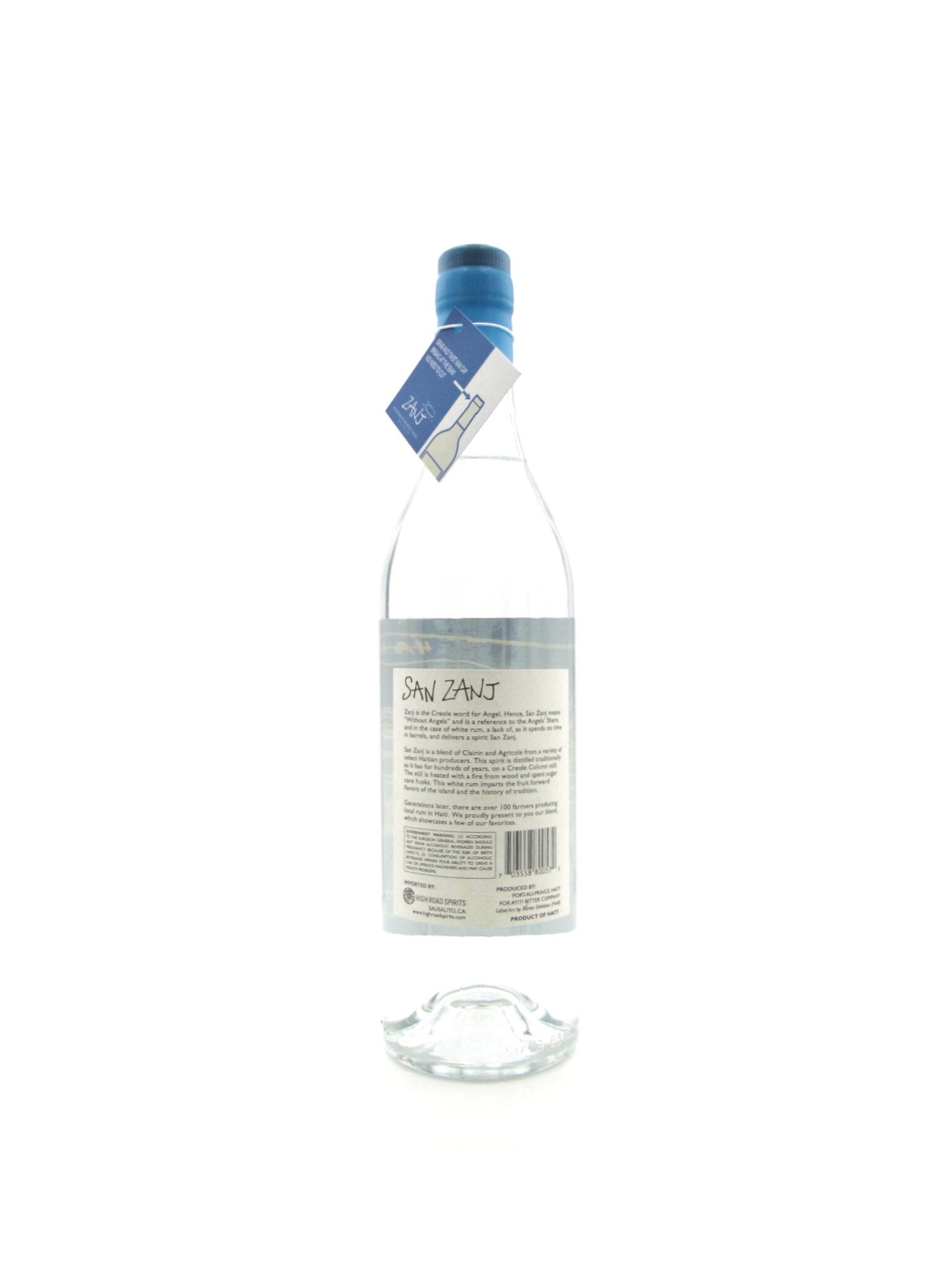 San Zanj White Rum 750ml