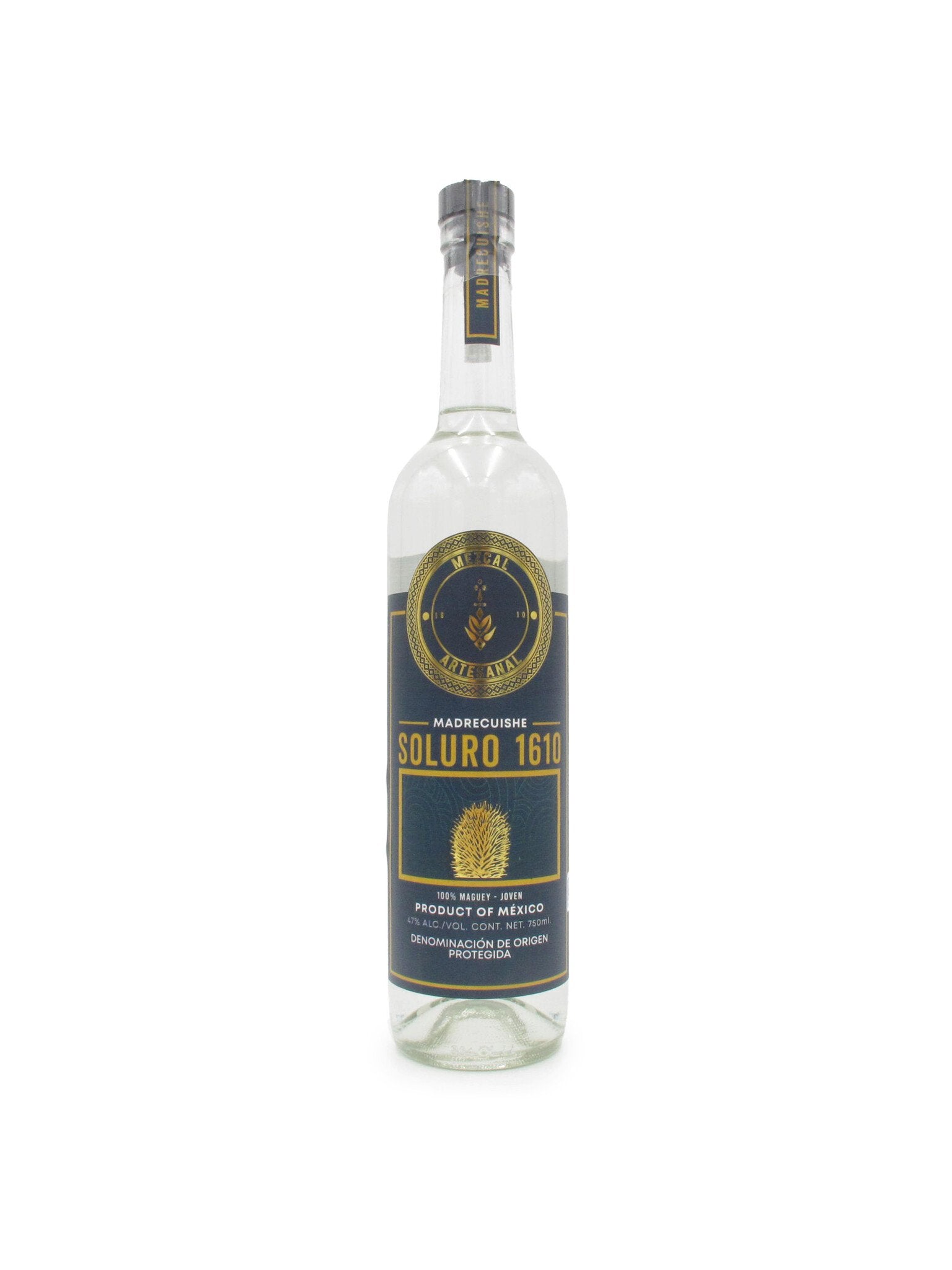 Soluro 1610 Madrecuishe Mezcal 750ml