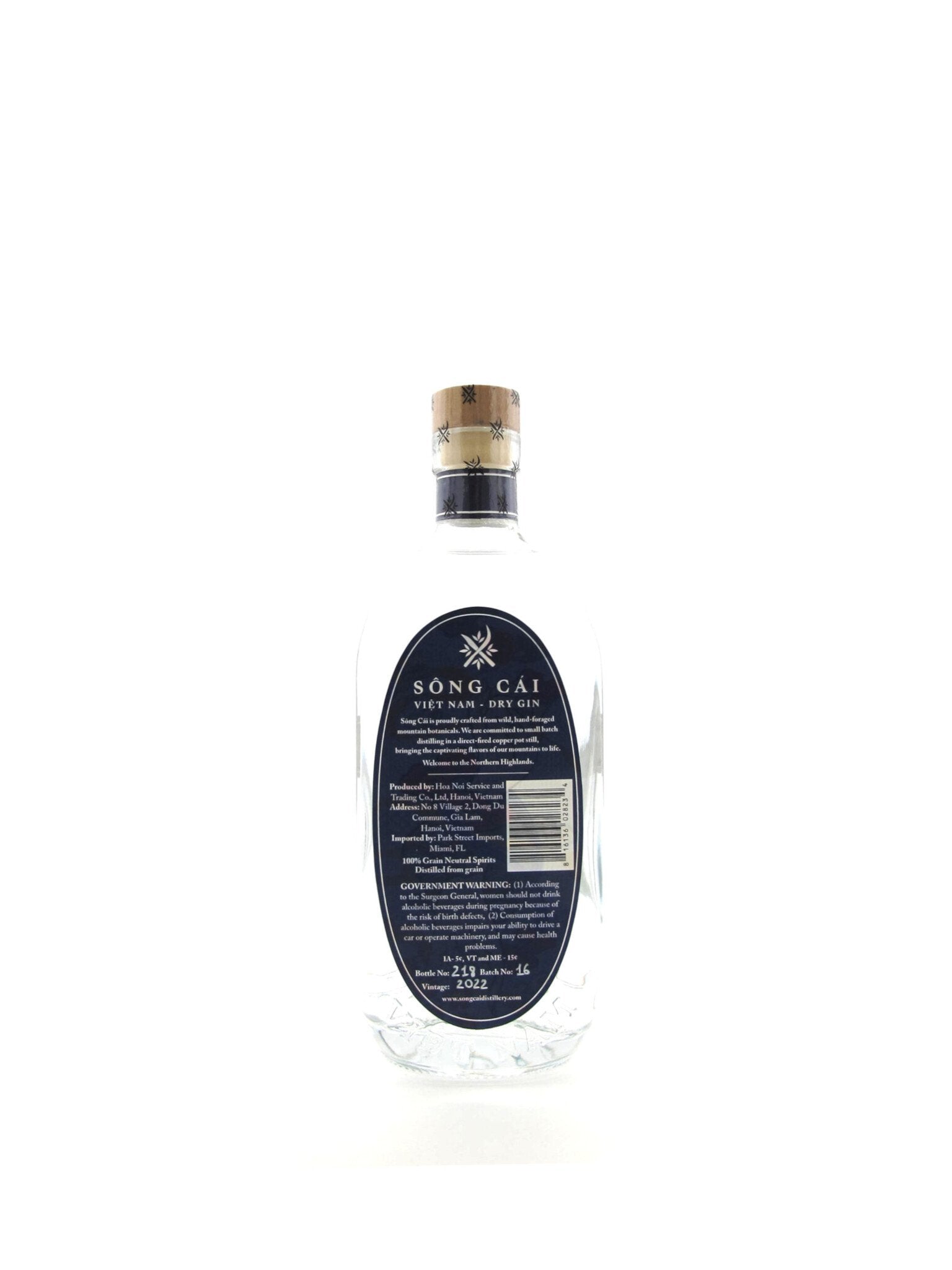 Sông Cái Dry Gin 700ml