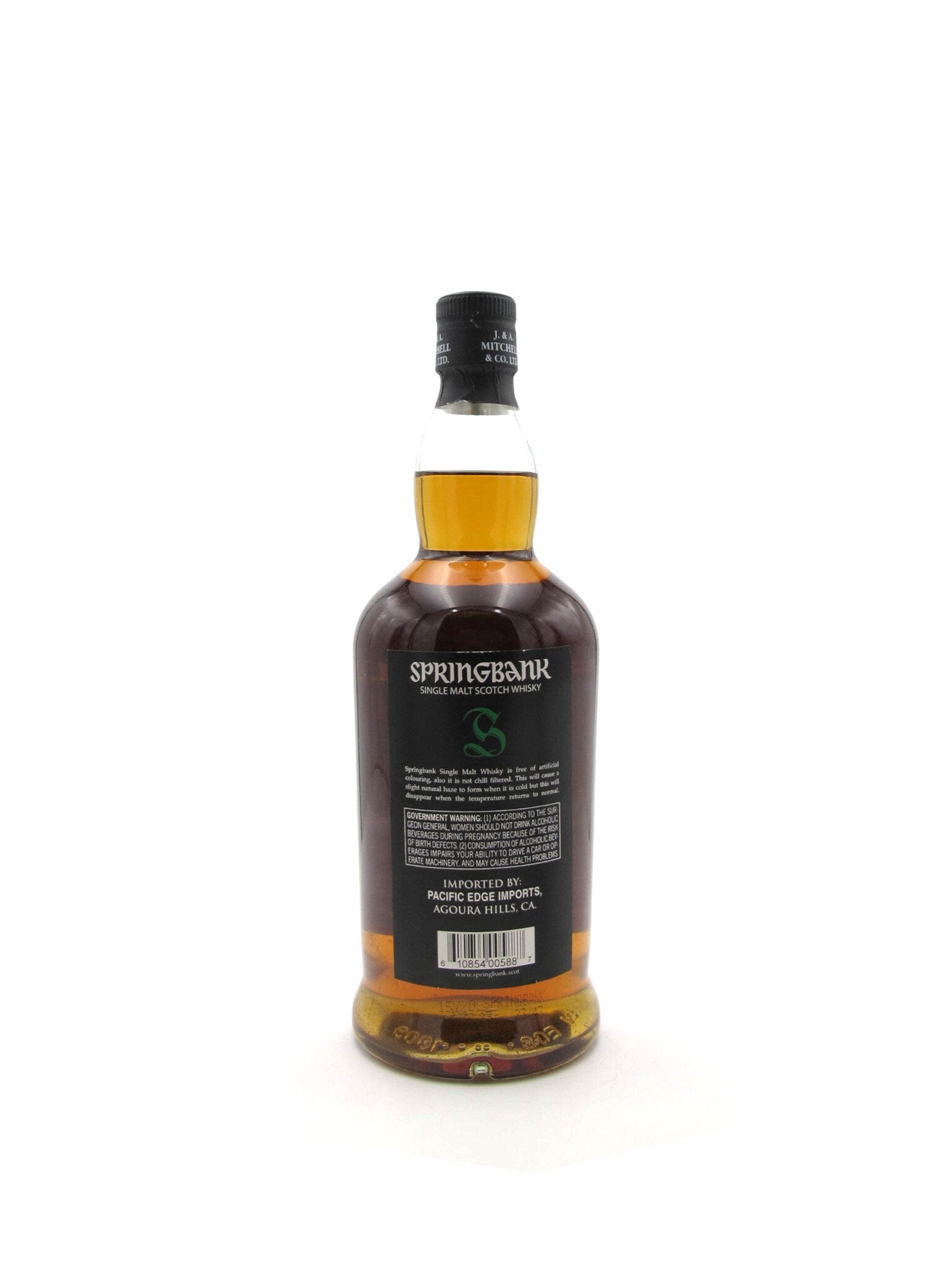 Springbank 15 Year Single Malt Scotch 92 Proof 700mL