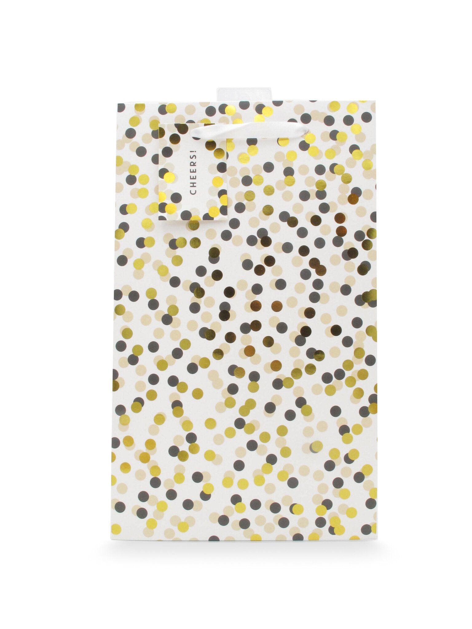 Tuxedo Dot Two Bottle Wine Gift Bag