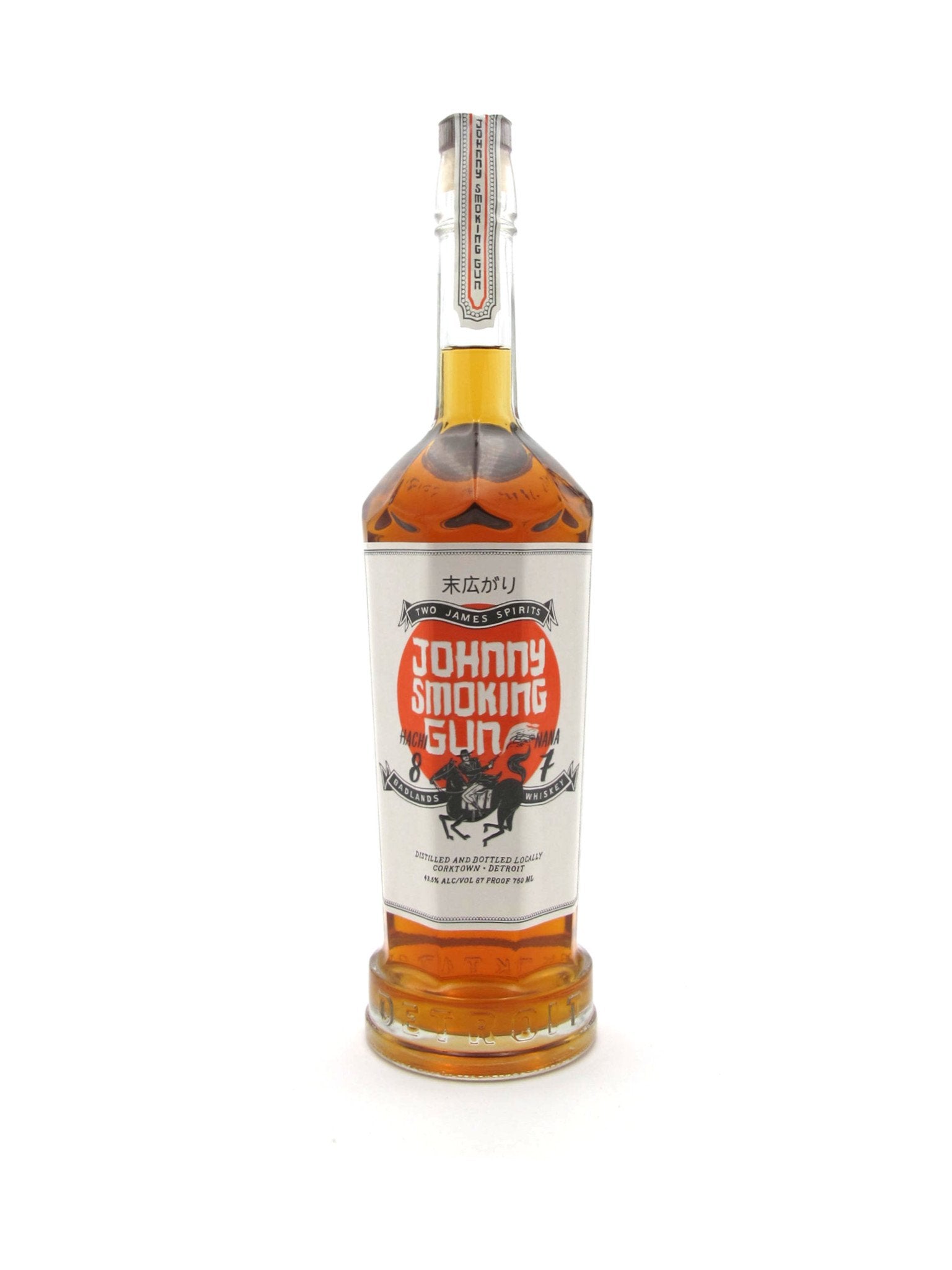 Two James Spirits Johnny Smoking Gun Whiskey 750ml
