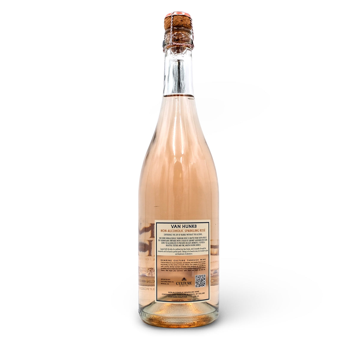 Van Hunks Non-Alcoholic Sparkling Rosé 750mL