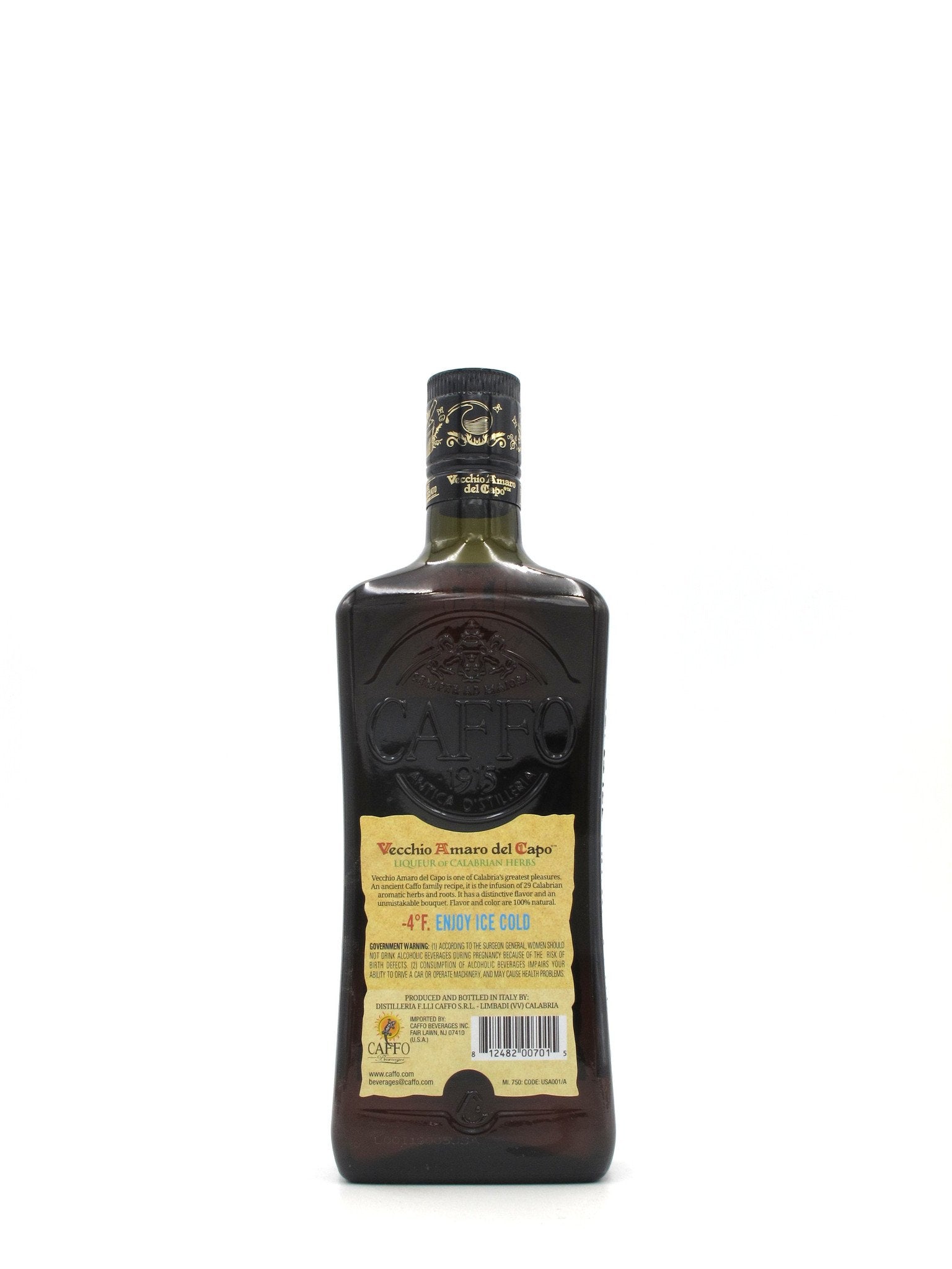 Caffo Vecchio Amaro del Capo 750ml