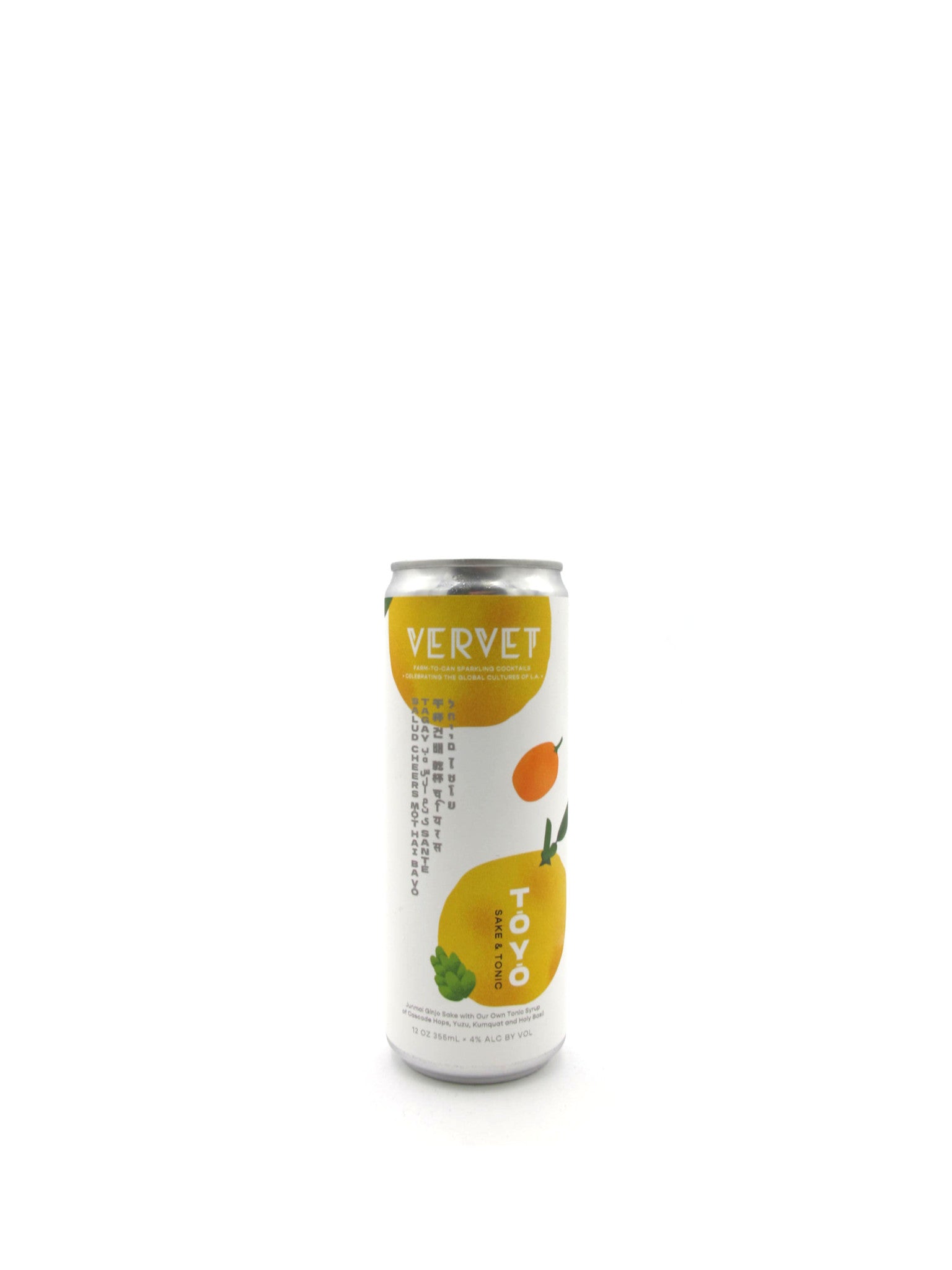 Vervet "Toyo" Sake & Tonic 12oz Can