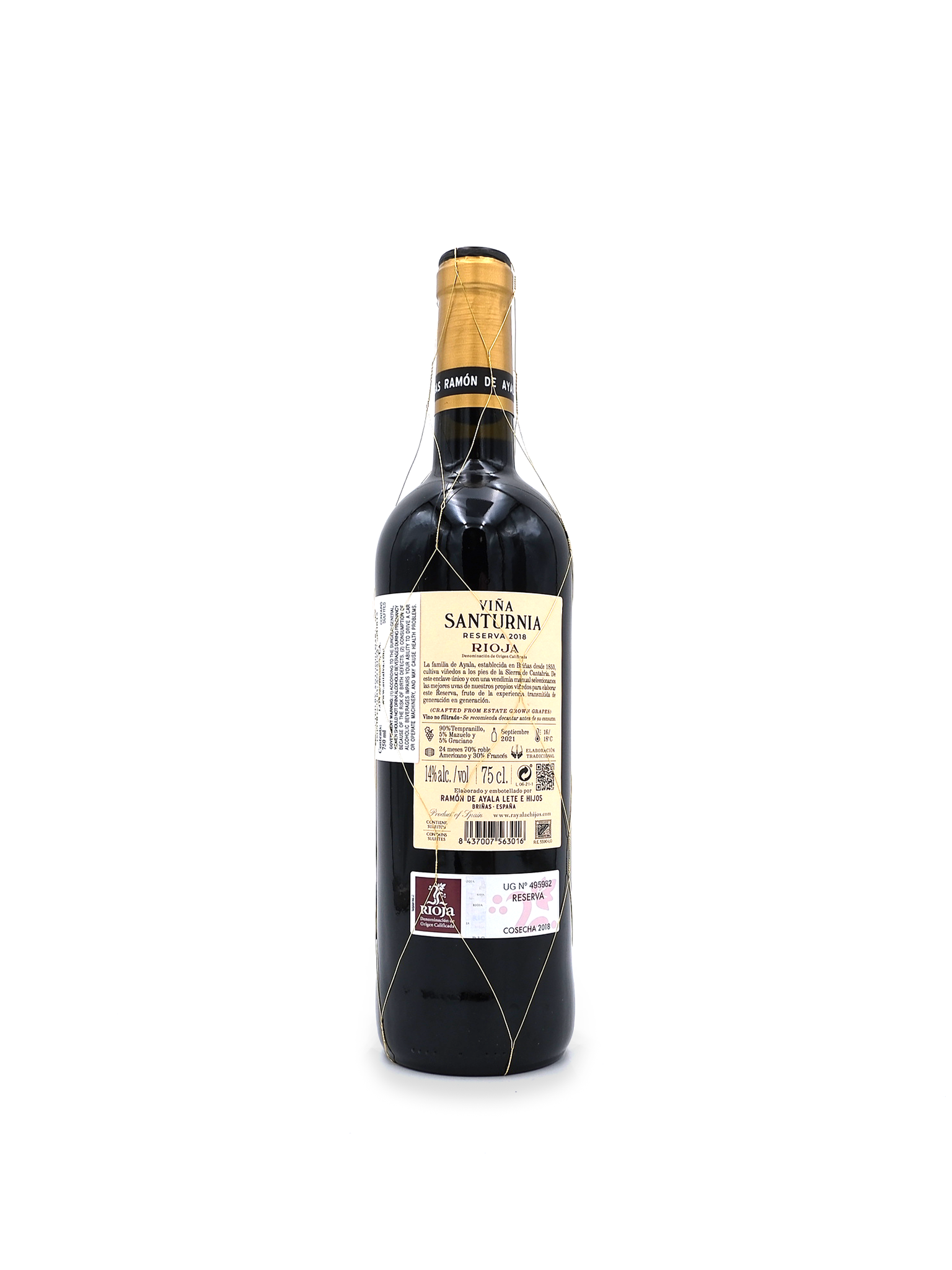 2018 Viña Santurnia Rioja Reserva 750ml
