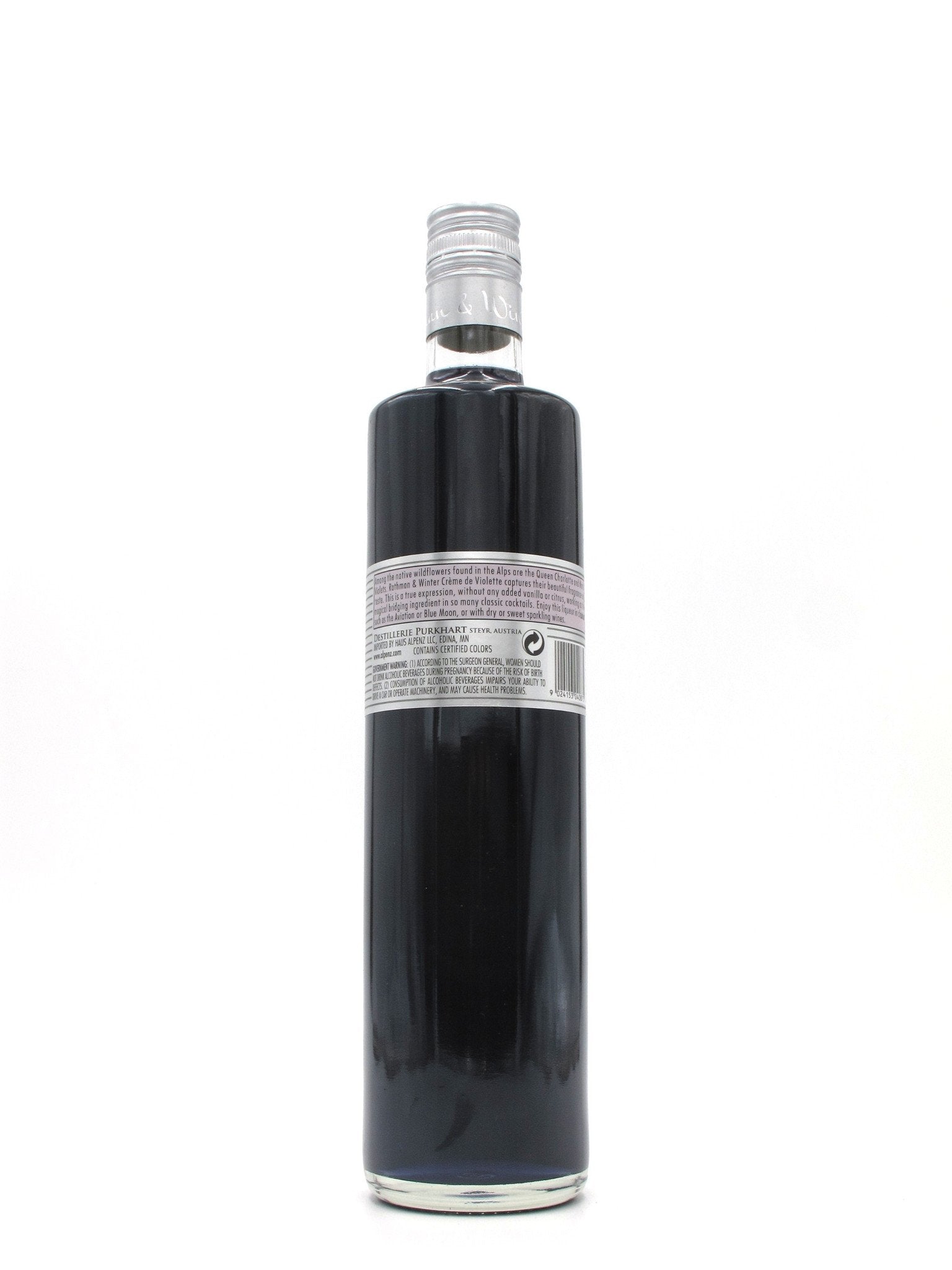 Rothman & Winter Crème de Violette Violet Liqueur 750mL