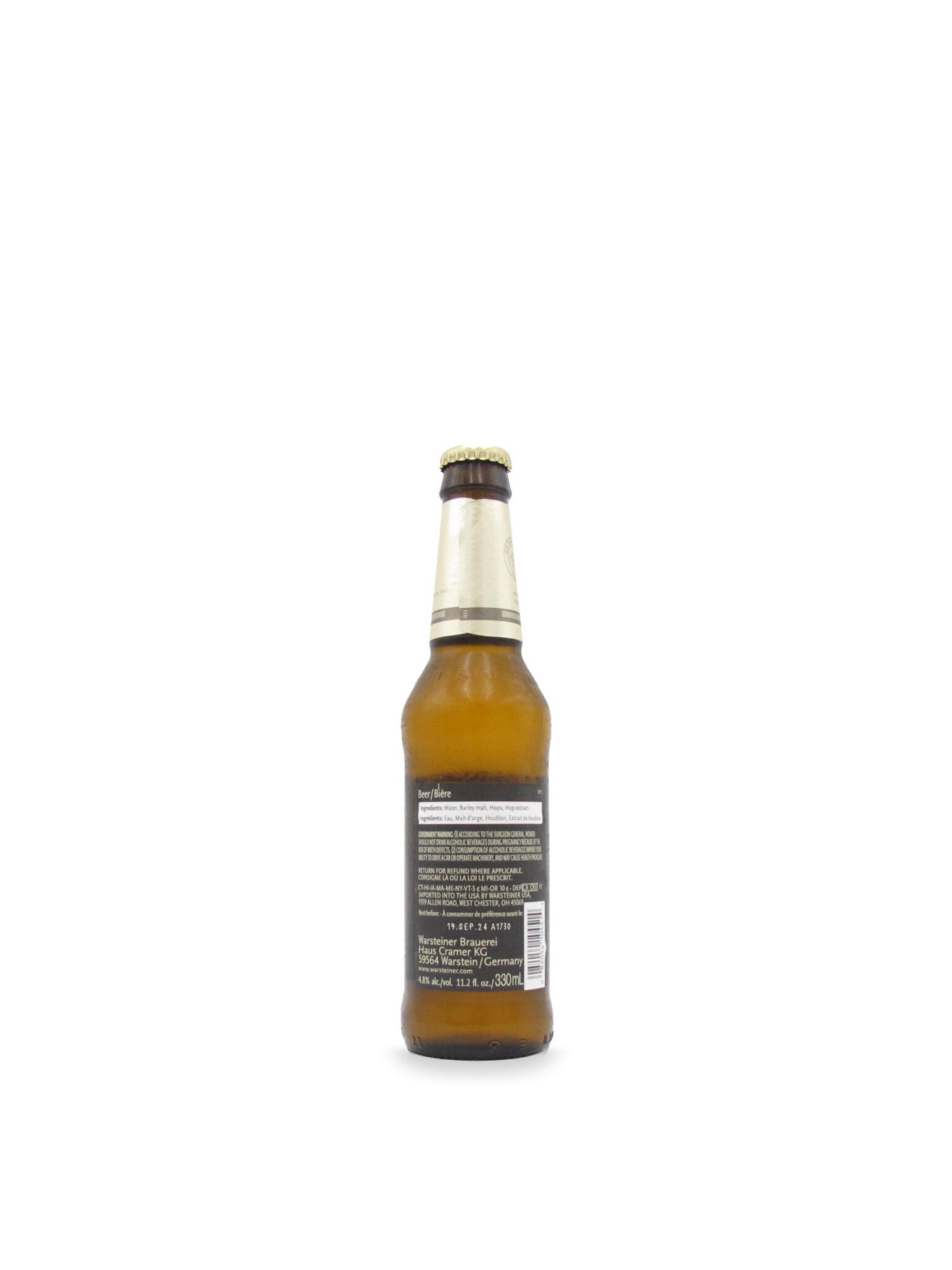 Warsteiner Pilsener 11.2oz  Bottle