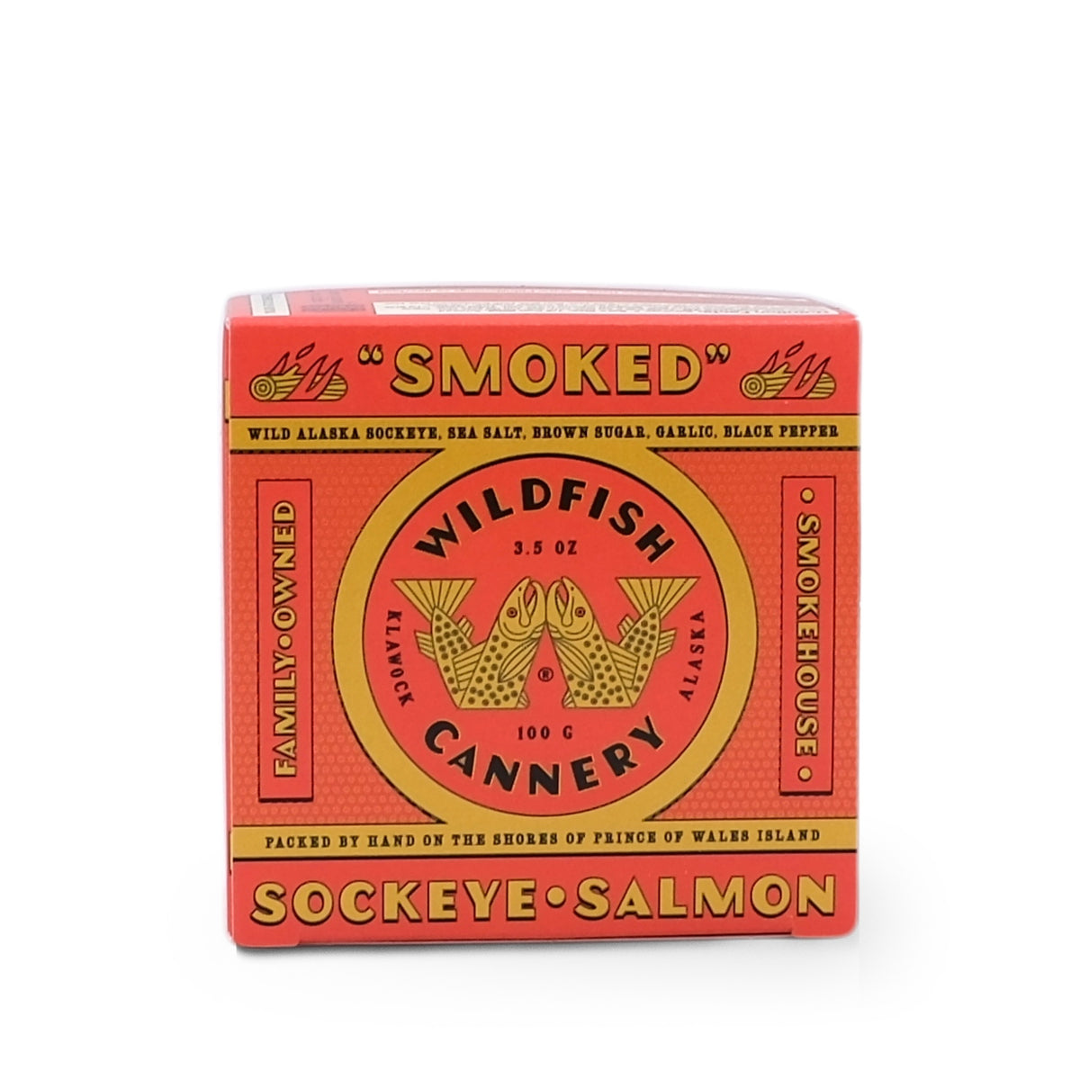 Wildfish Cannery Smoked Sockeye Salmon 3.5oz/100g