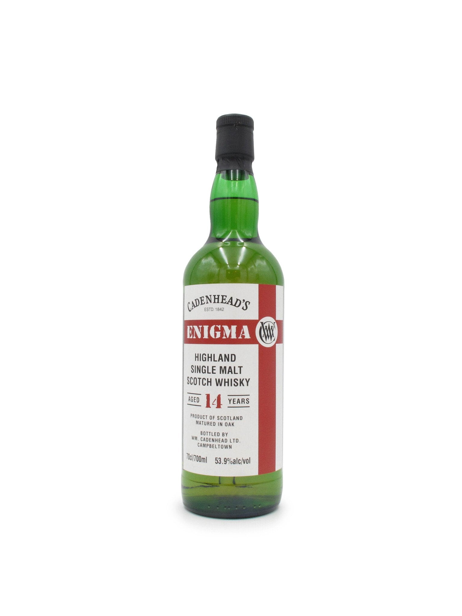 William Cadenhead Enigma 2009 14yr Peated Highland Scotch 700ml