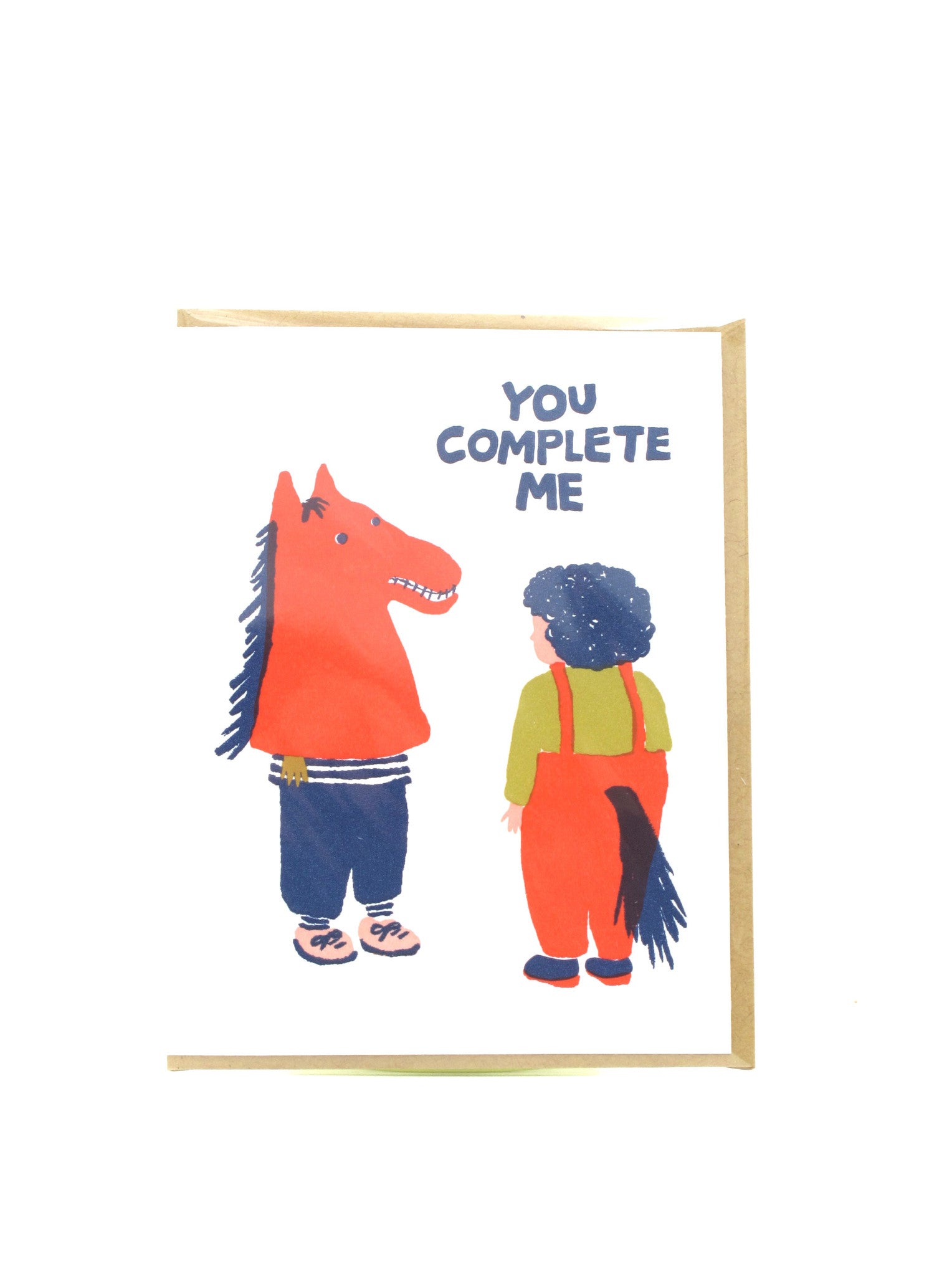 You Complete Me Egg Press Greeting Card