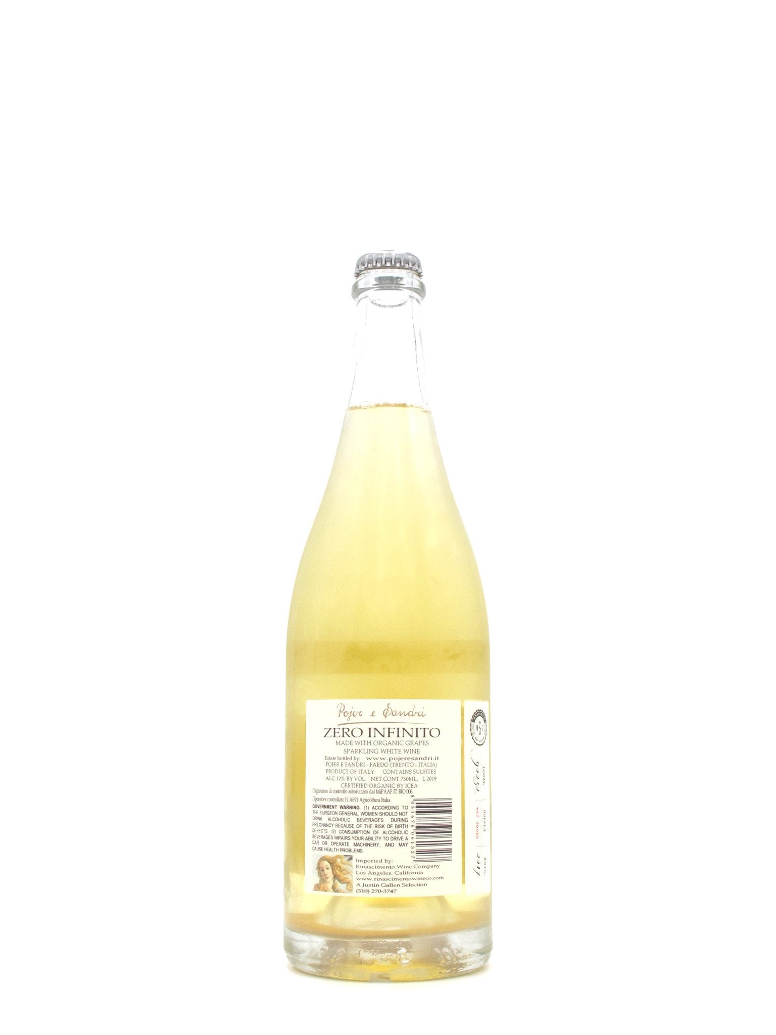 NV Pojer e Sandri Trentino Zero Infinito Colfondo 750ml