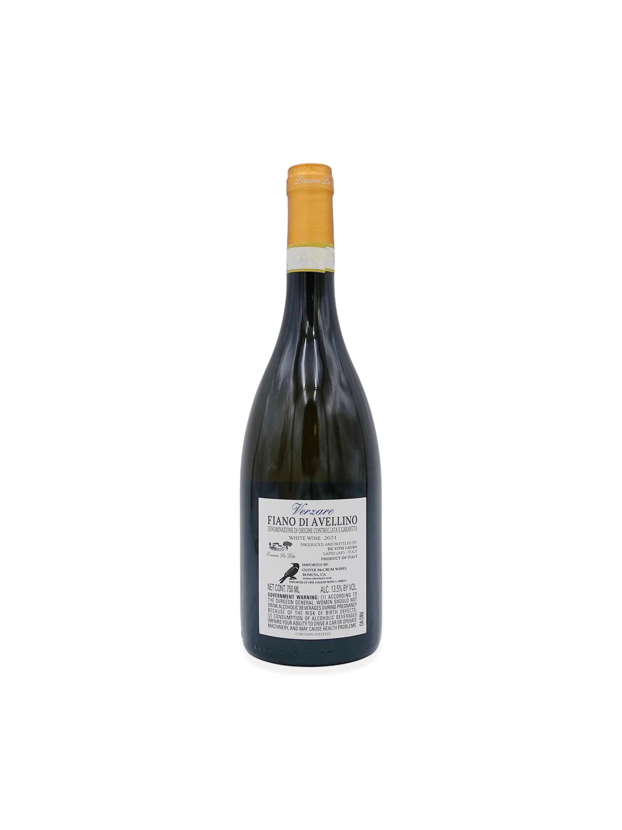 2021 Laura de Vito 'Verzare' Fiano di Avellino 750mL