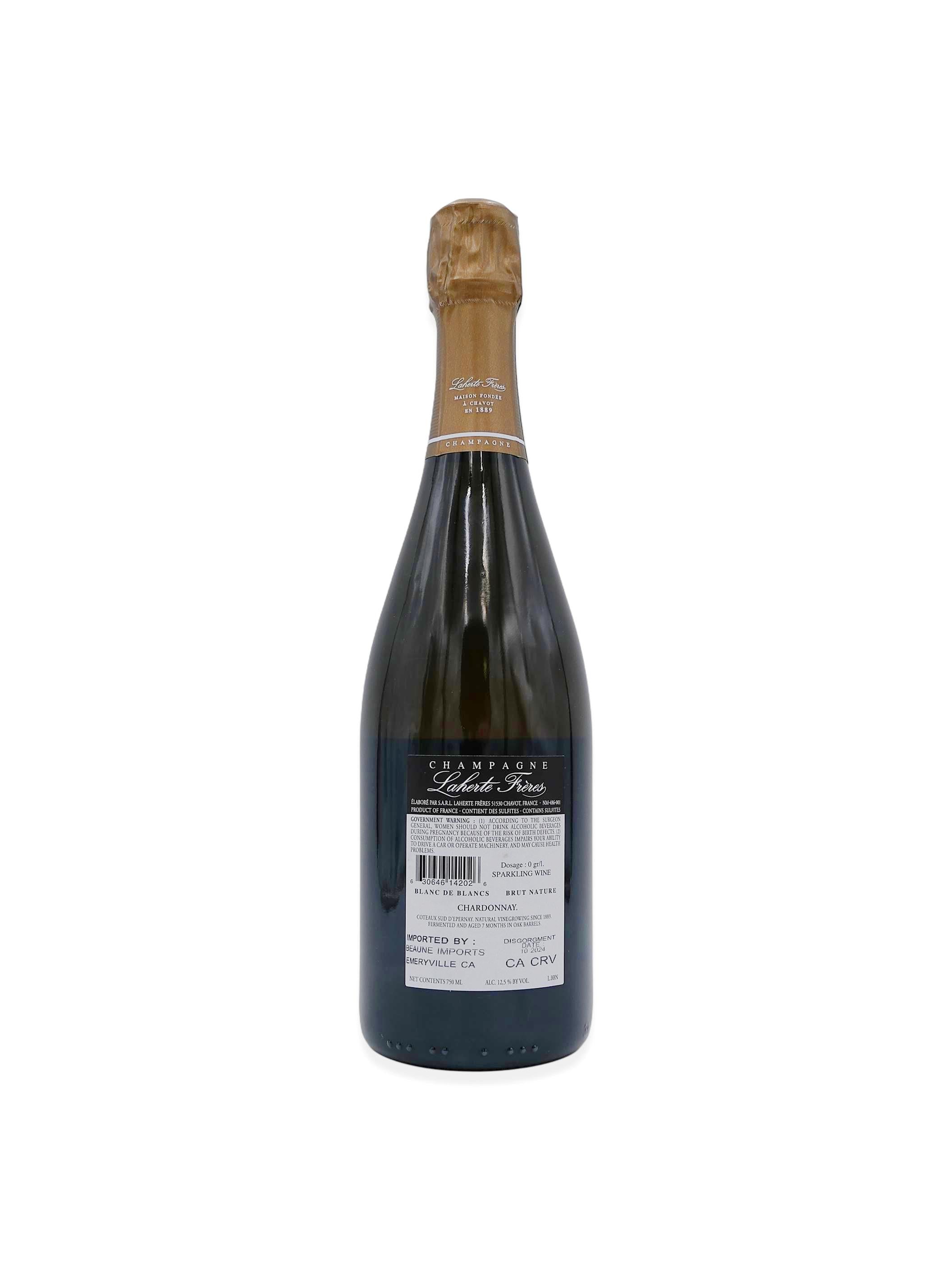 NV Laherte Frères Blanc de Blanc Brut Nature 750mL