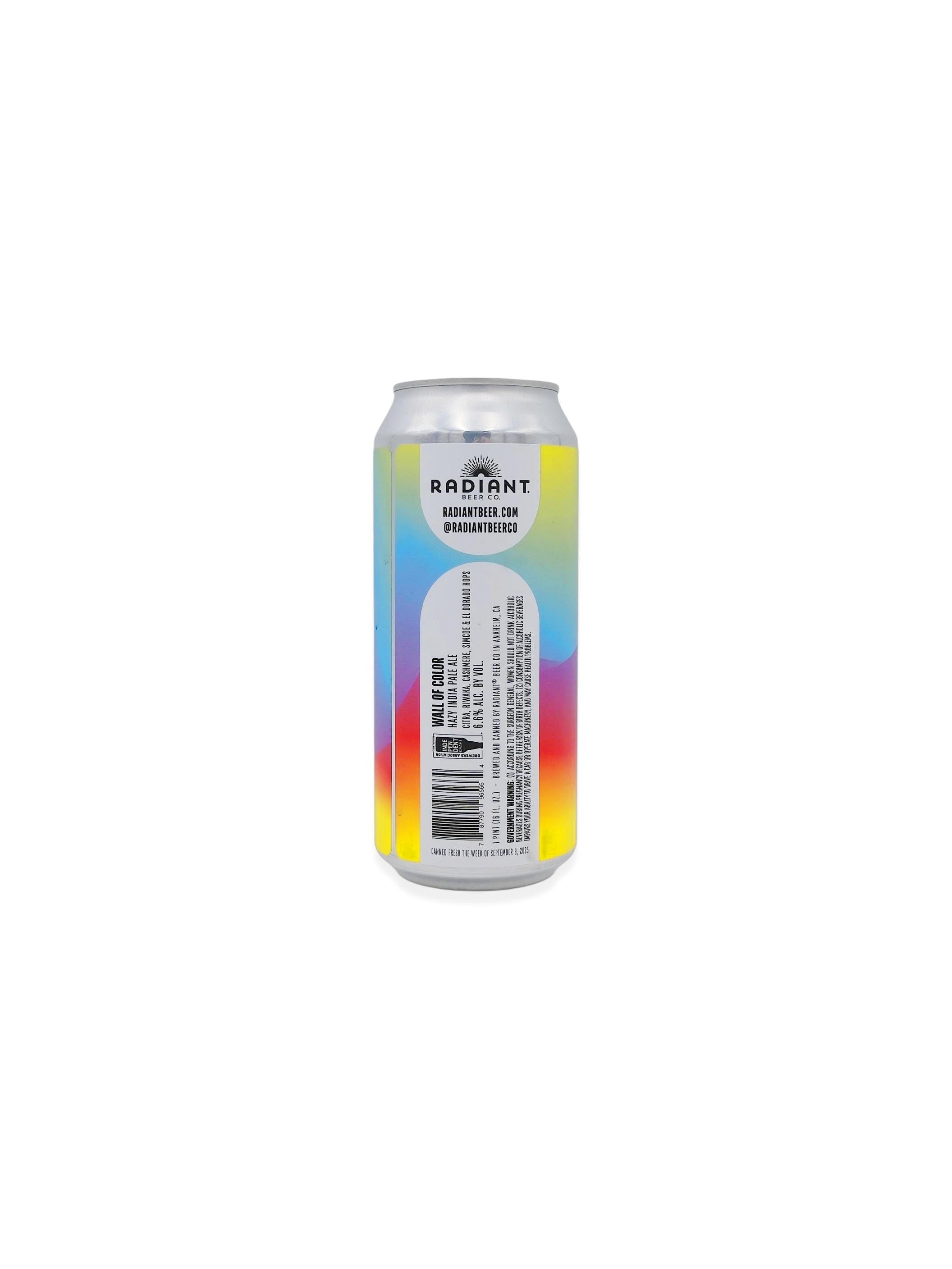Radiant Beer Co. 'Wall of Color' Hazy IPA 16oz