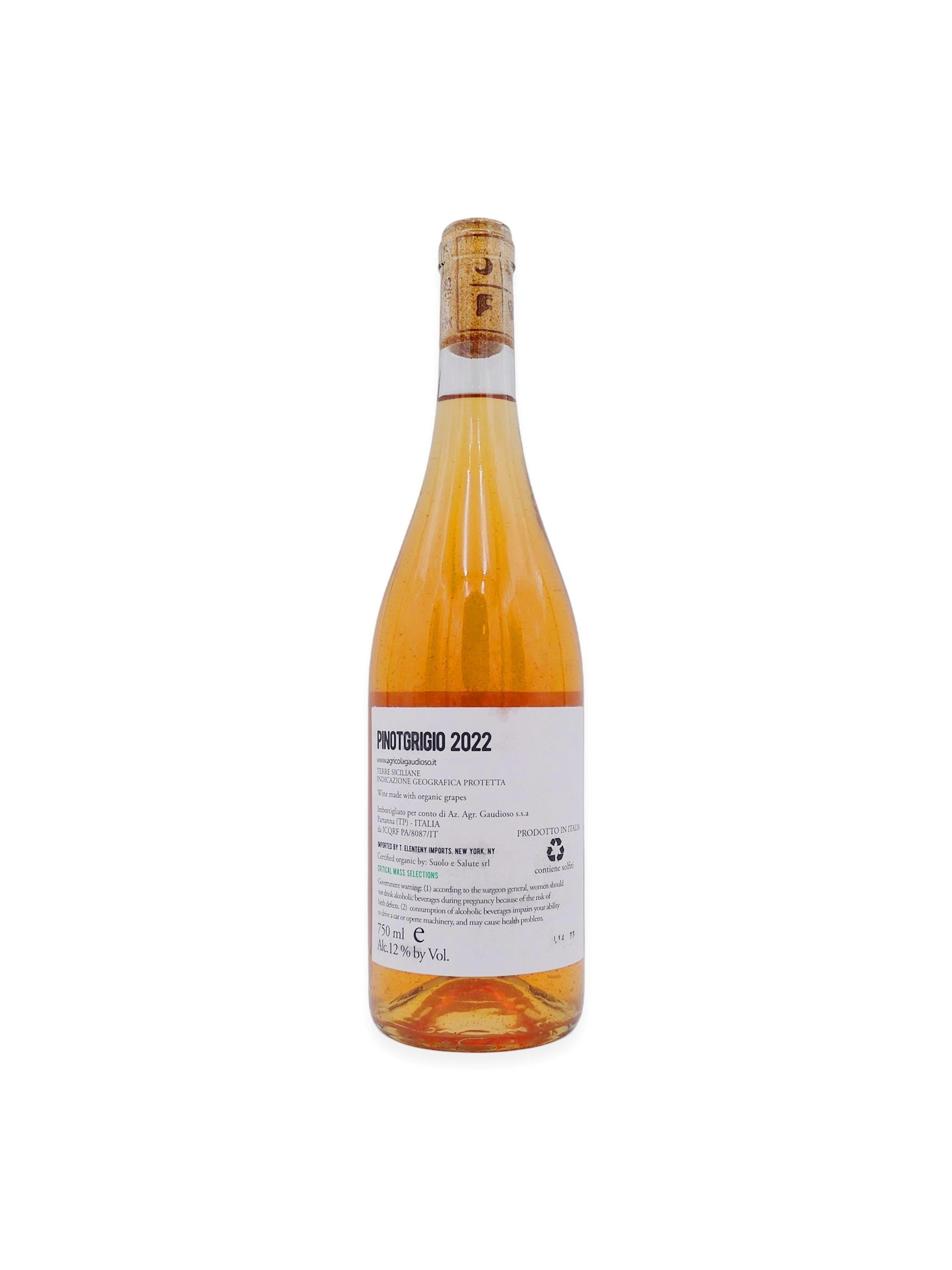 2022 Azienda Agricola Gaudioso Ramato Pinot Gris 750mL