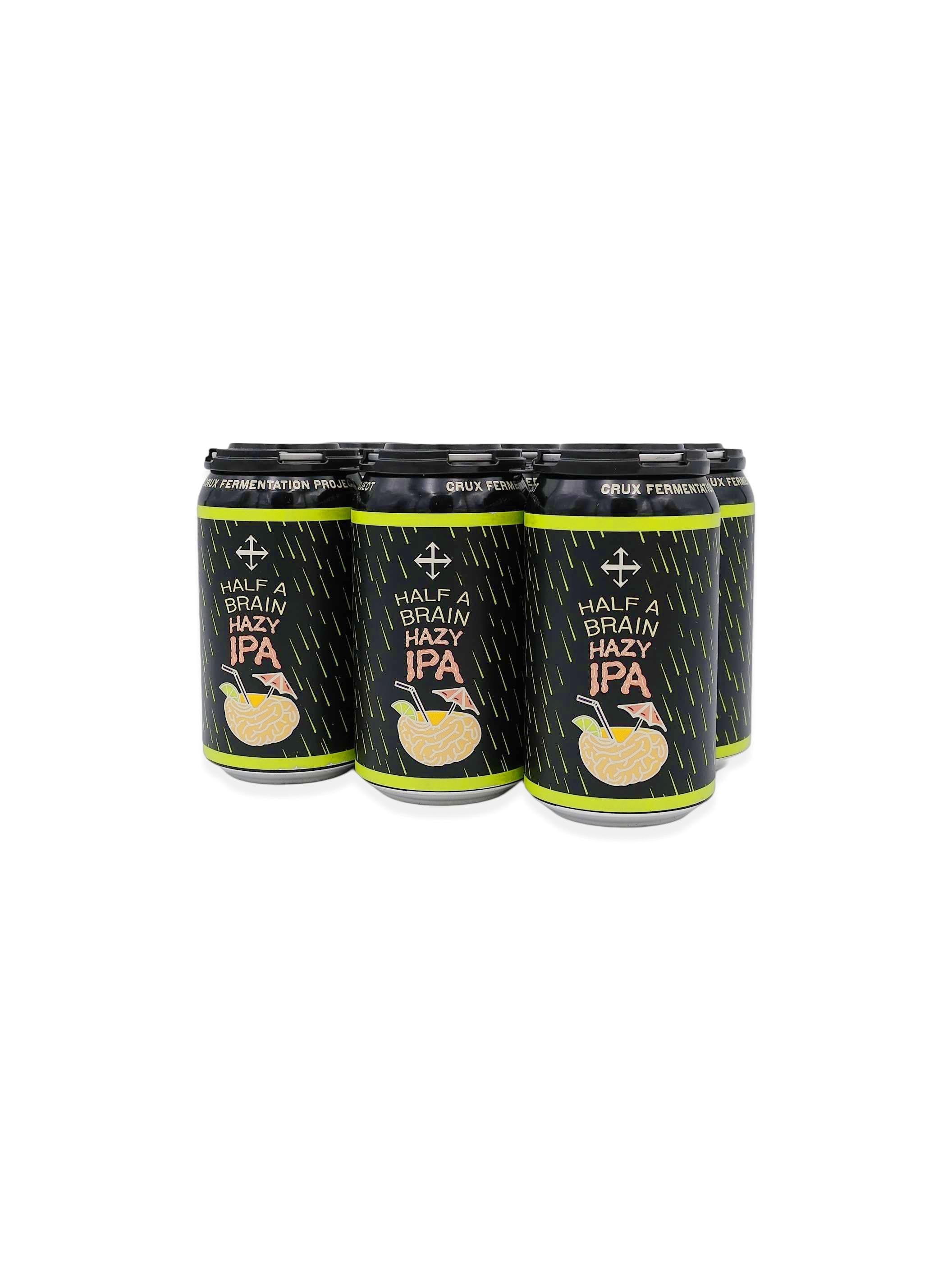 Crux Half a Brain Hazy IPA 12oz 6pk