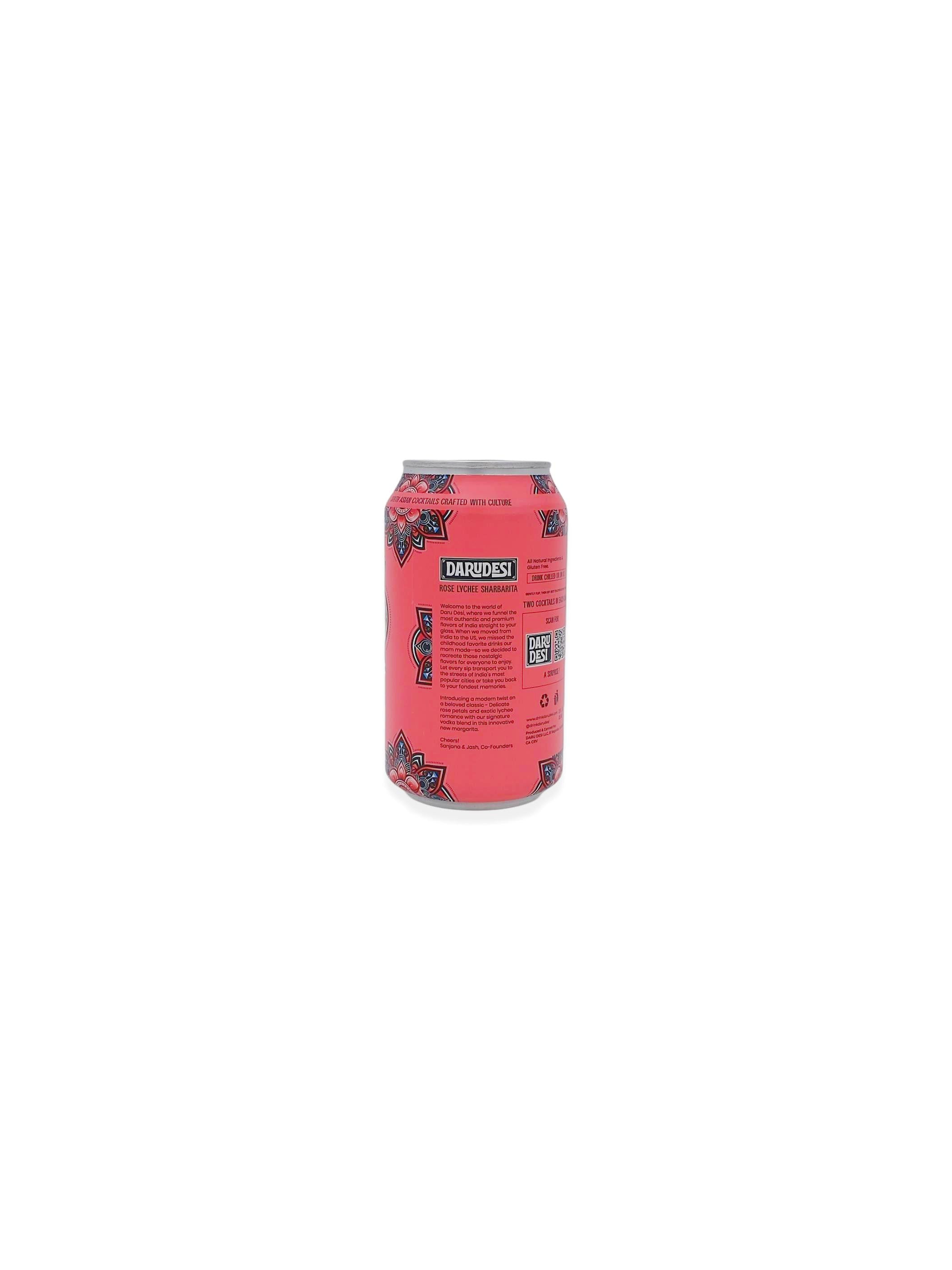 Daru Desi Rose Lychee Sharbarita 12oz