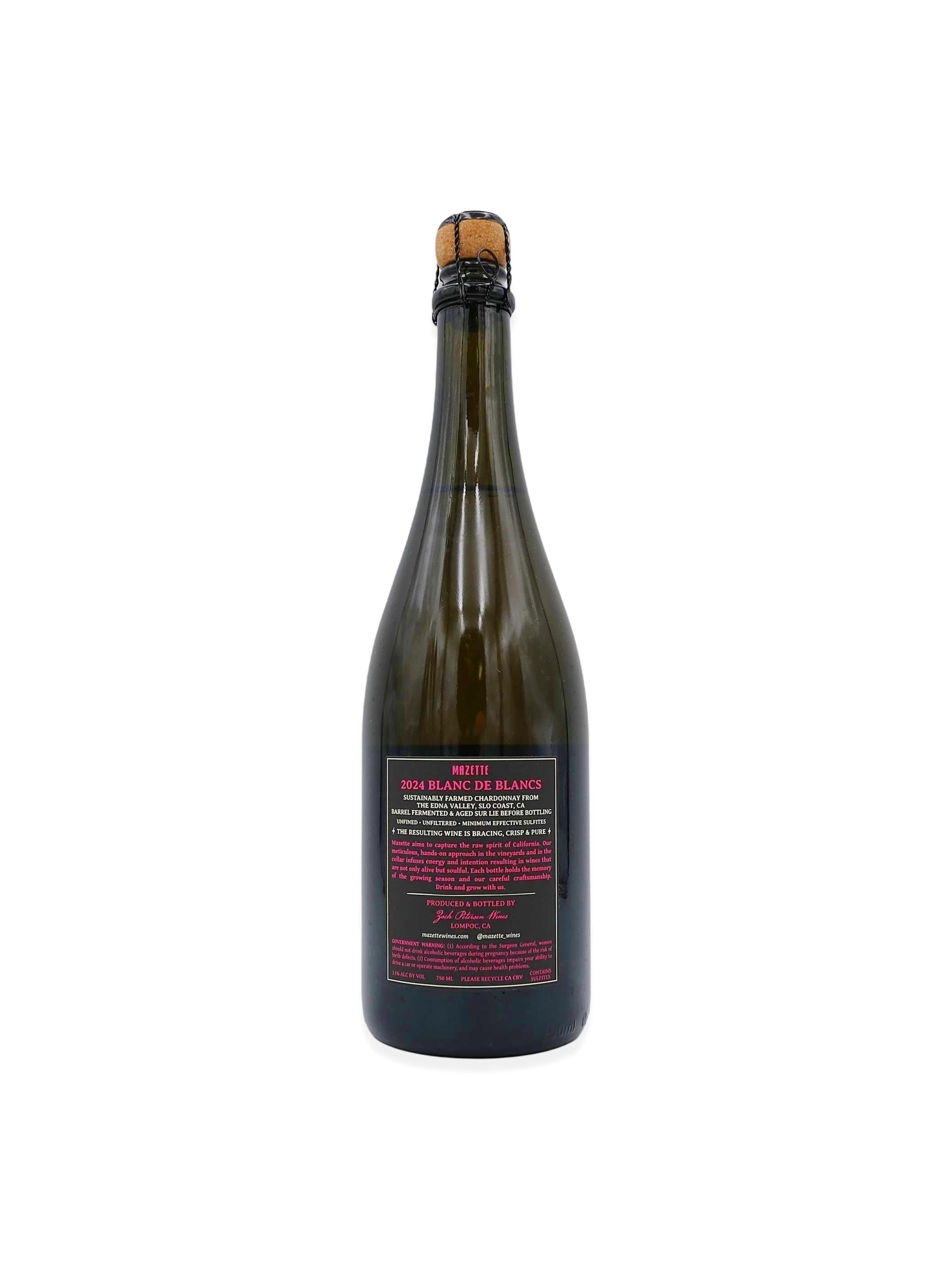 NV Mazette Wines 'Blanc de Blancs' Central Coast Sparkling Wine 750mL