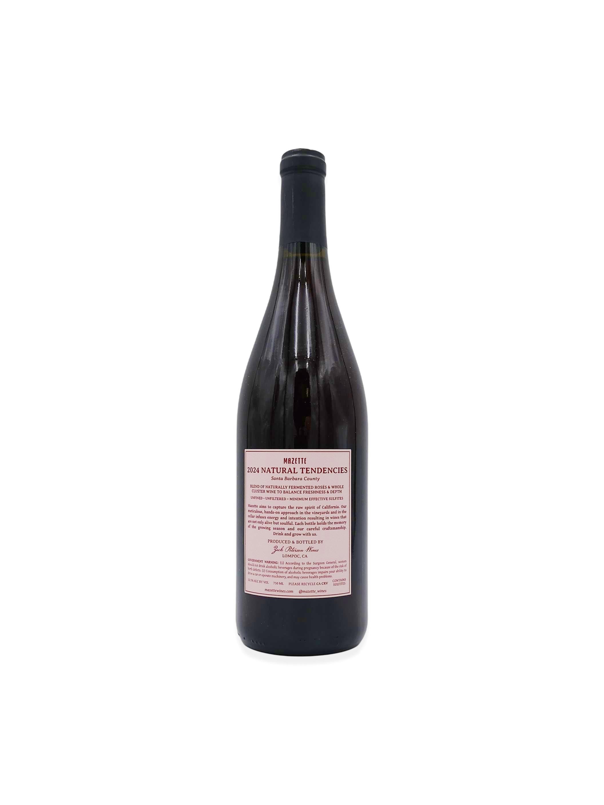 2024 Mazette Wines 'Natural Tendencies' Light Red Wine 750mL