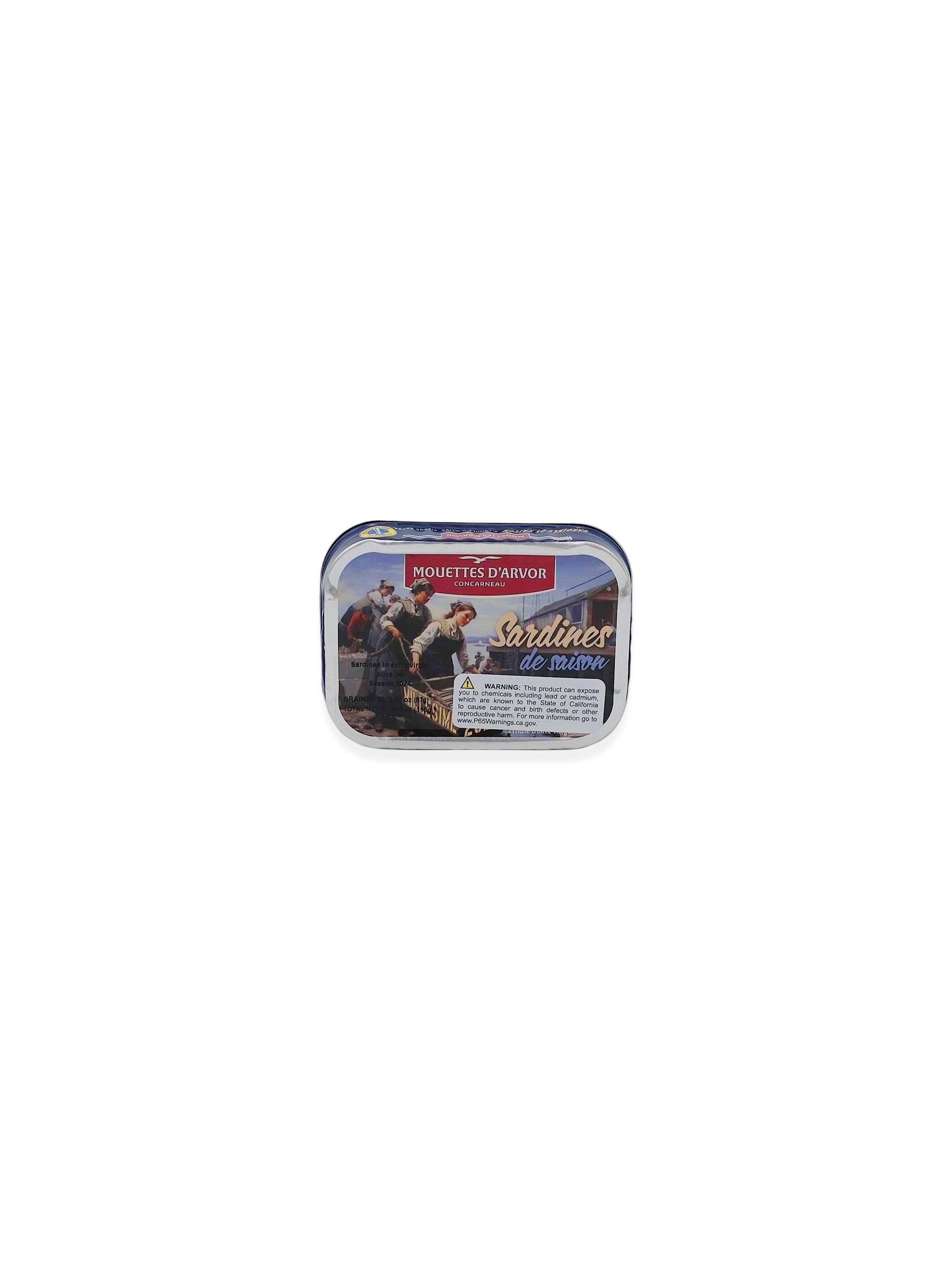 Les Mouettes d'Arvor Sardines 2024 Season 115g