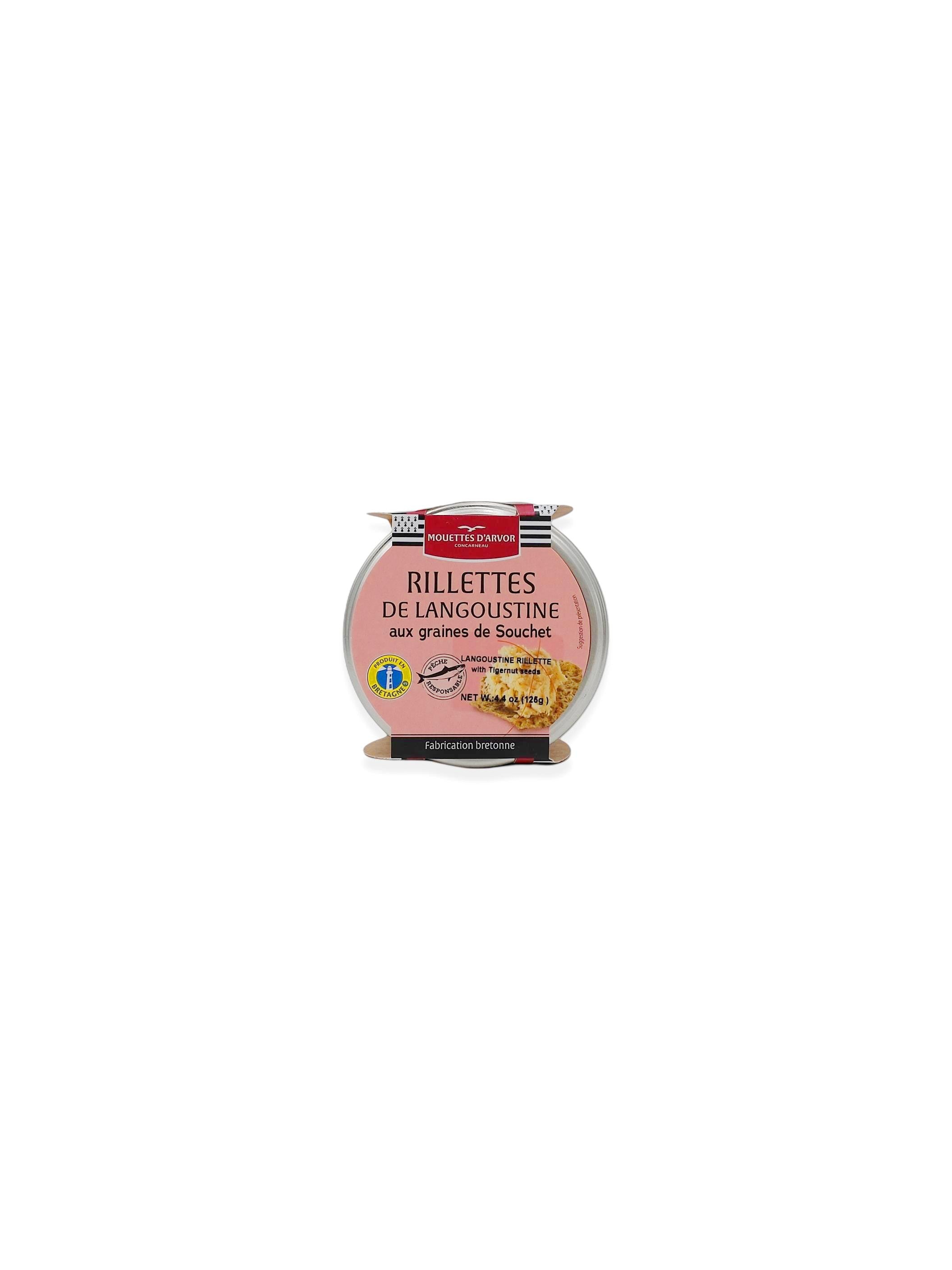 Les Mouettes d'Arvor Rillette Langoustines with Tigernuts 125g