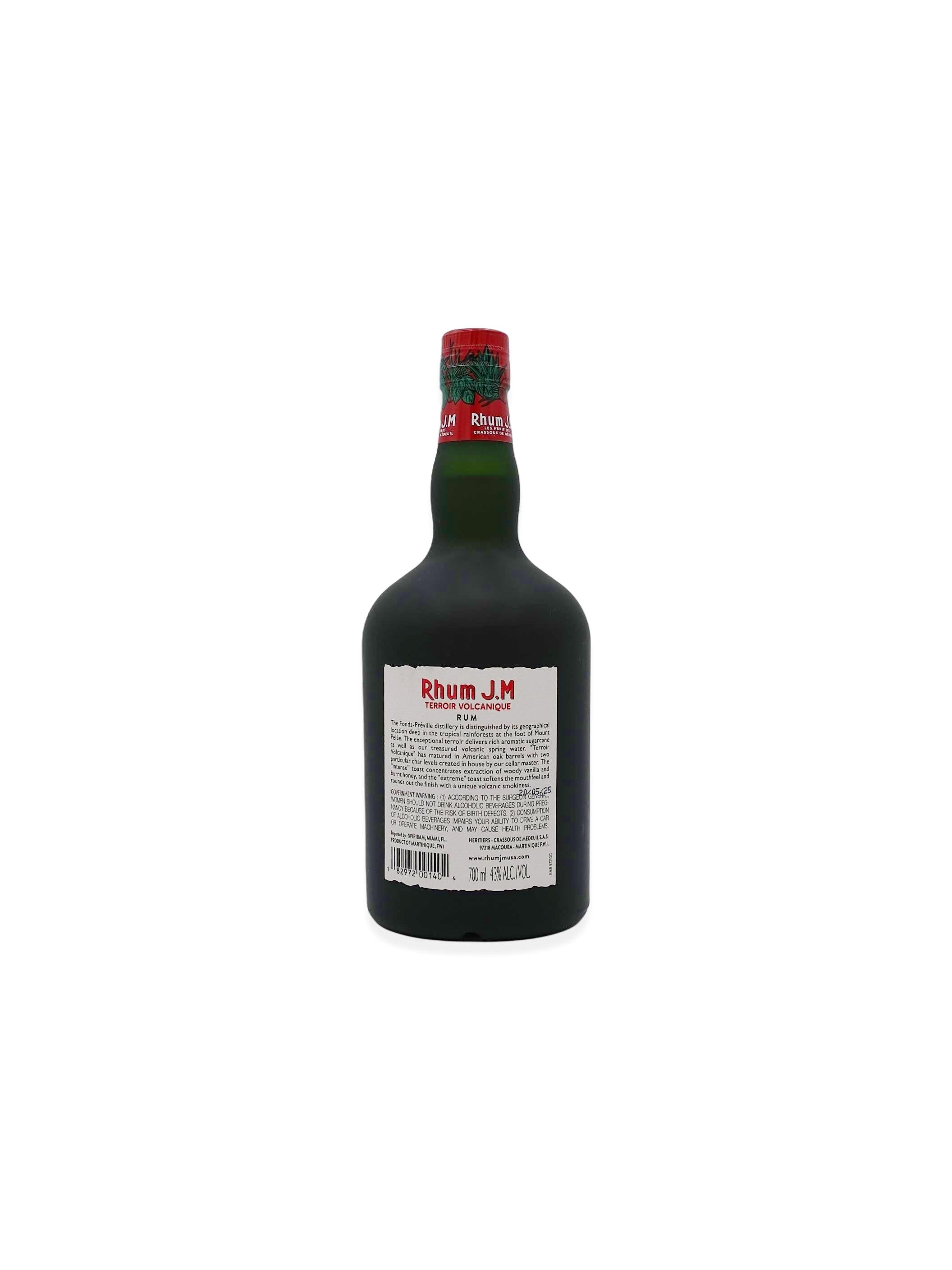 Rhum JM Terroir Volcanique Agricole Rhum 700ml