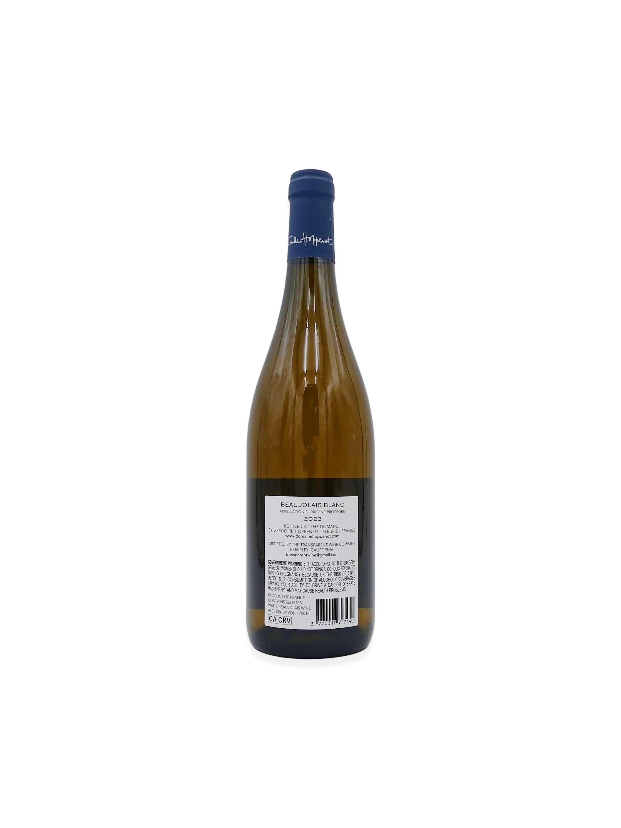 2023 Domaine Gregoire Hoppenot Beaujolais Blanc 750mL
