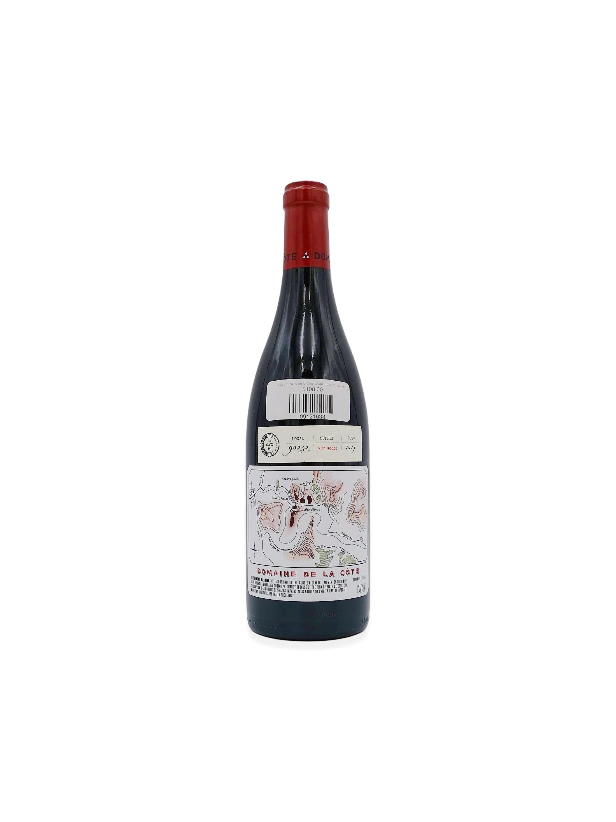 2023 Domaine de la Côte 'Memorious' Pinot Noir 750ml