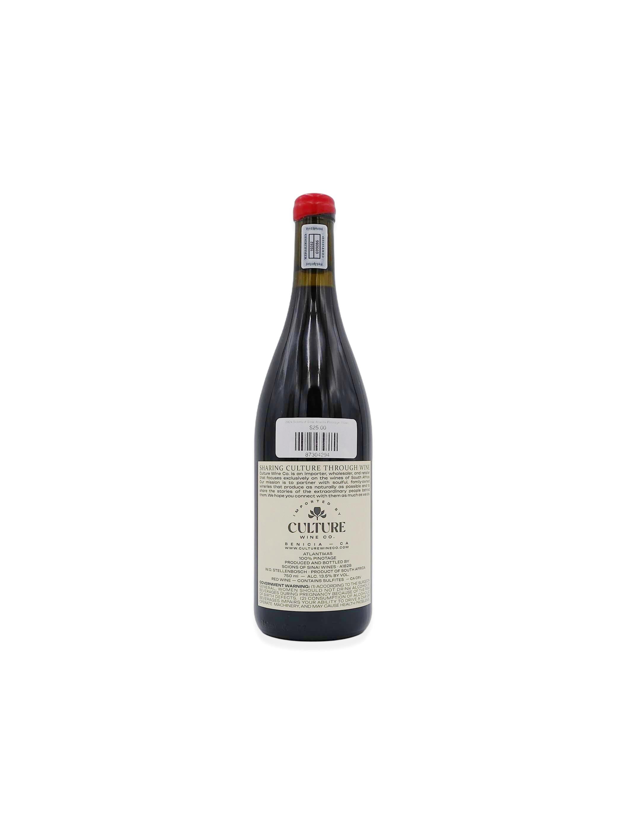 2024 Scions of Sinai Atlantis Pinotage 750mL