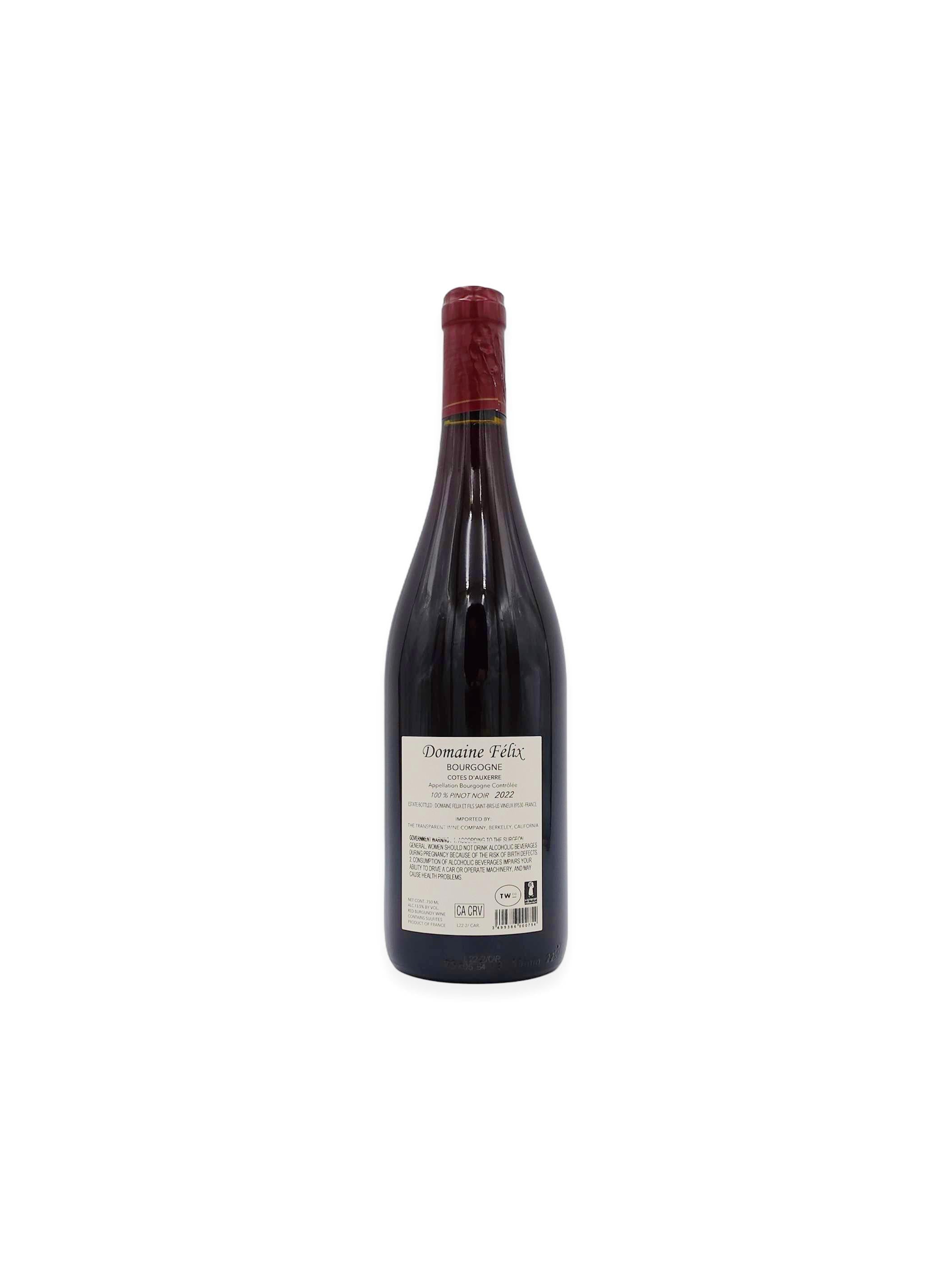 2022 Domaine Felix Bourgogne Rouge 750mL