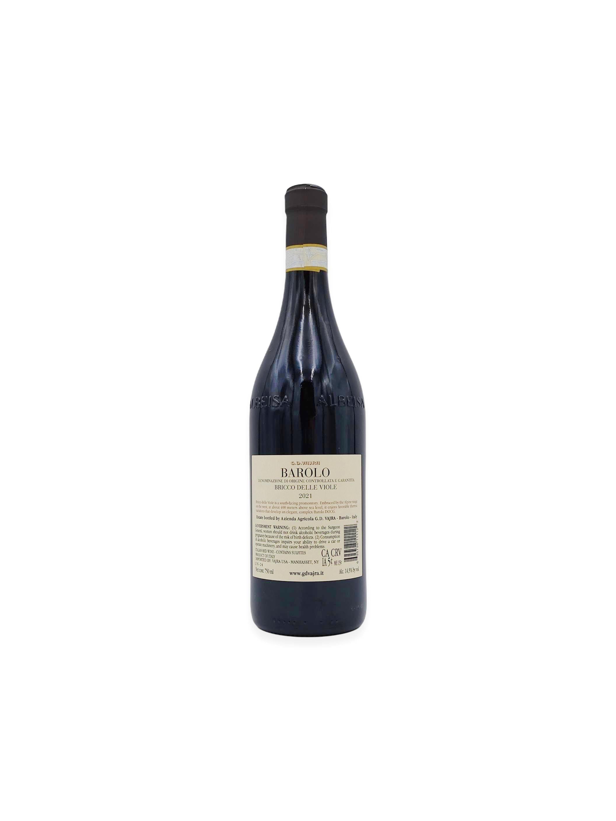 2021 G.D. Vajra Barolo Bricco Delle Viole 750ml