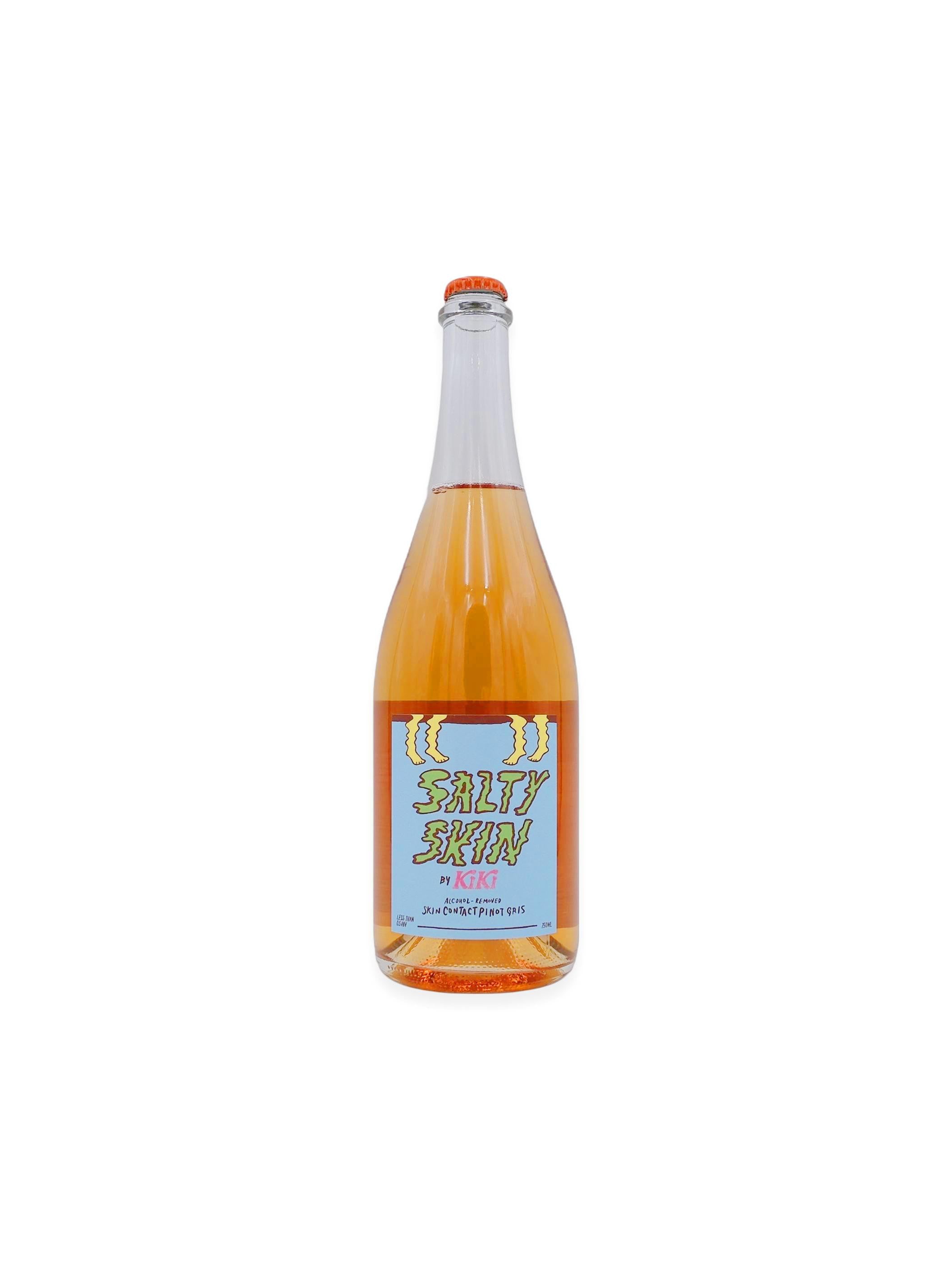 2023 Kiki Wines ‘Salty Skin’ Pinot Gris De-alcoholized Orange Wine 750mL
