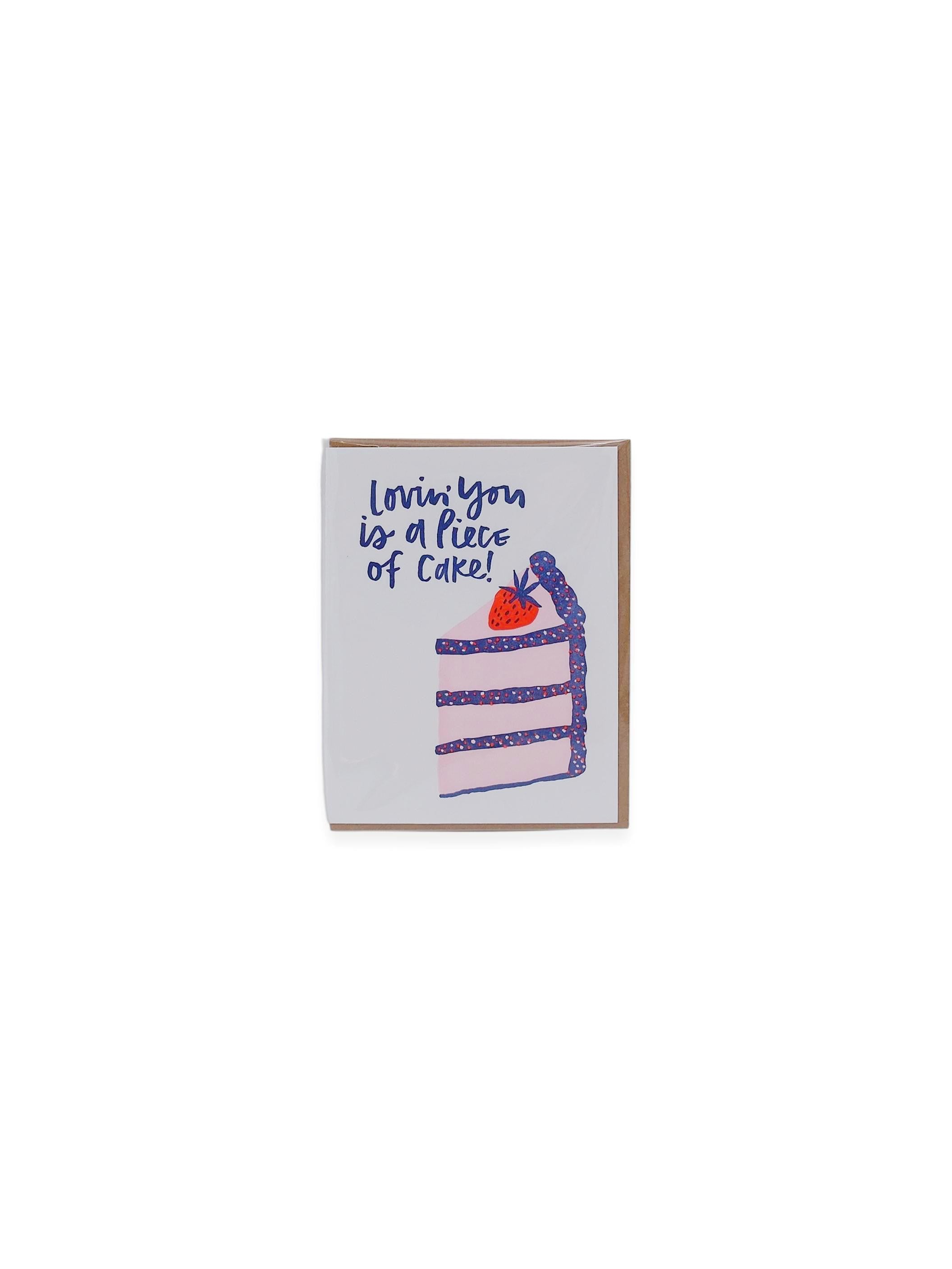 March Party Goods Piece of Cake Card