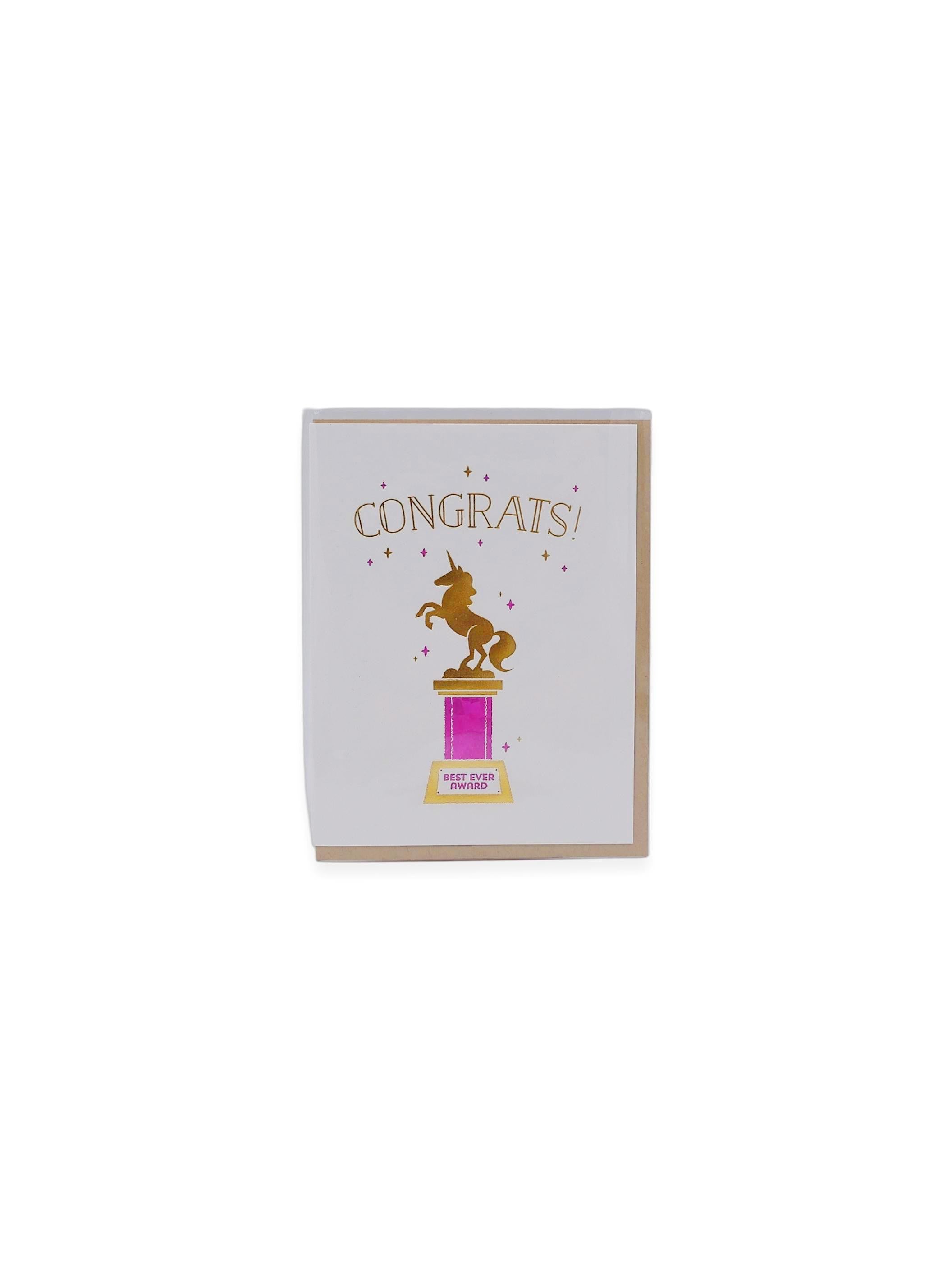 Congrats, Unicorn Award - Elum Greeting Card