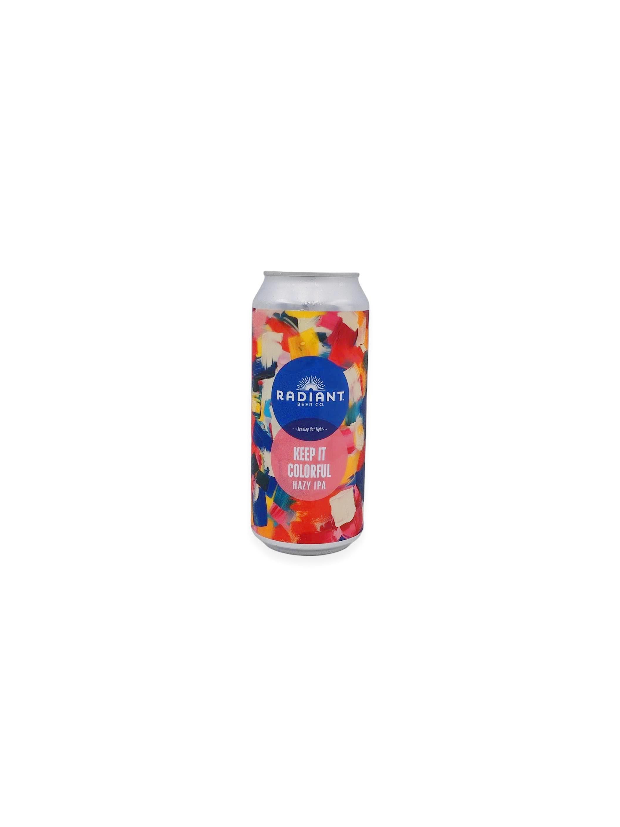 Radiant Beer Co. 'Keep it Colorful' Hazy IPA 16oz
