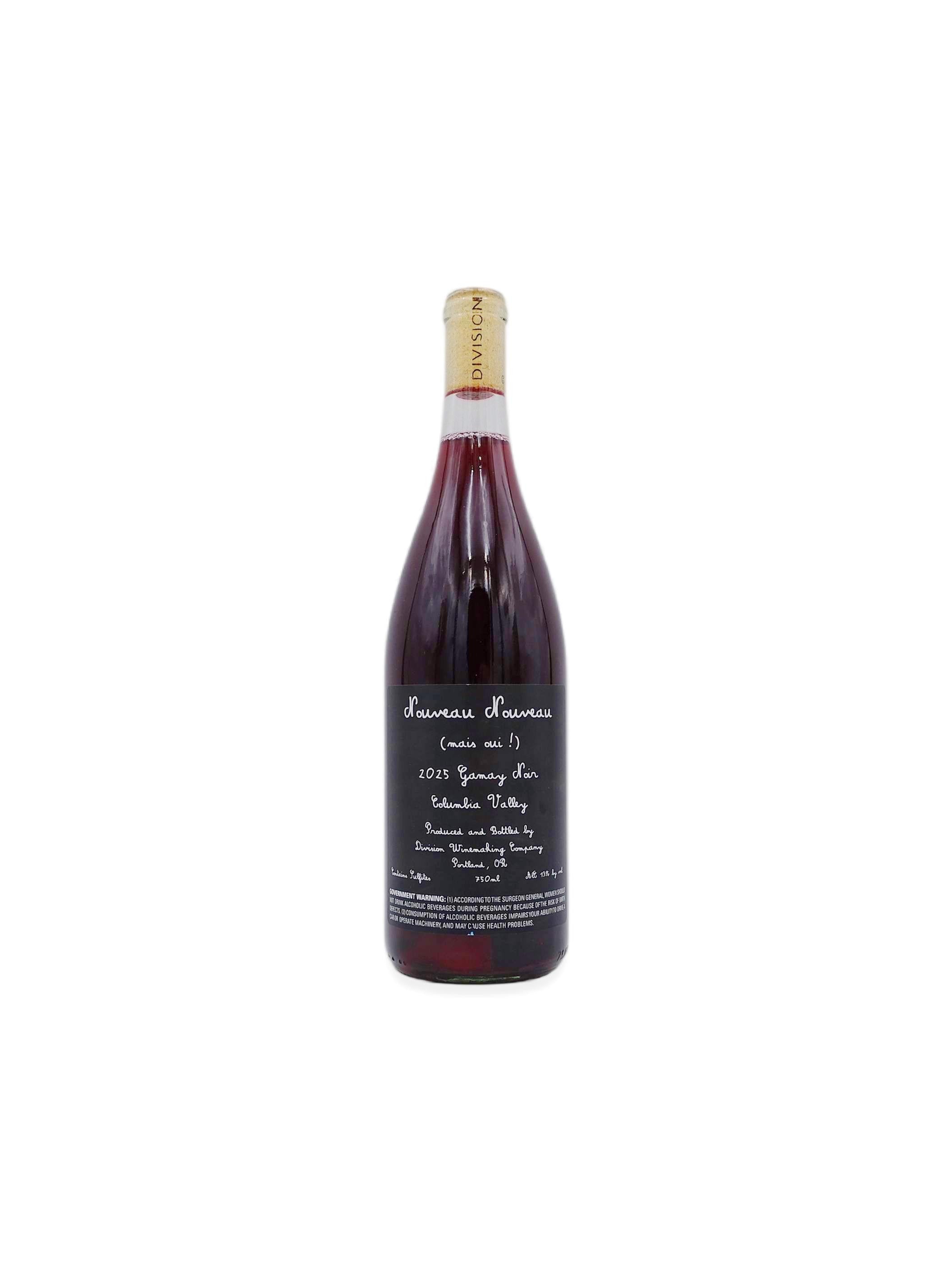 2025 Division Wine Nouveau Gamay 750mL