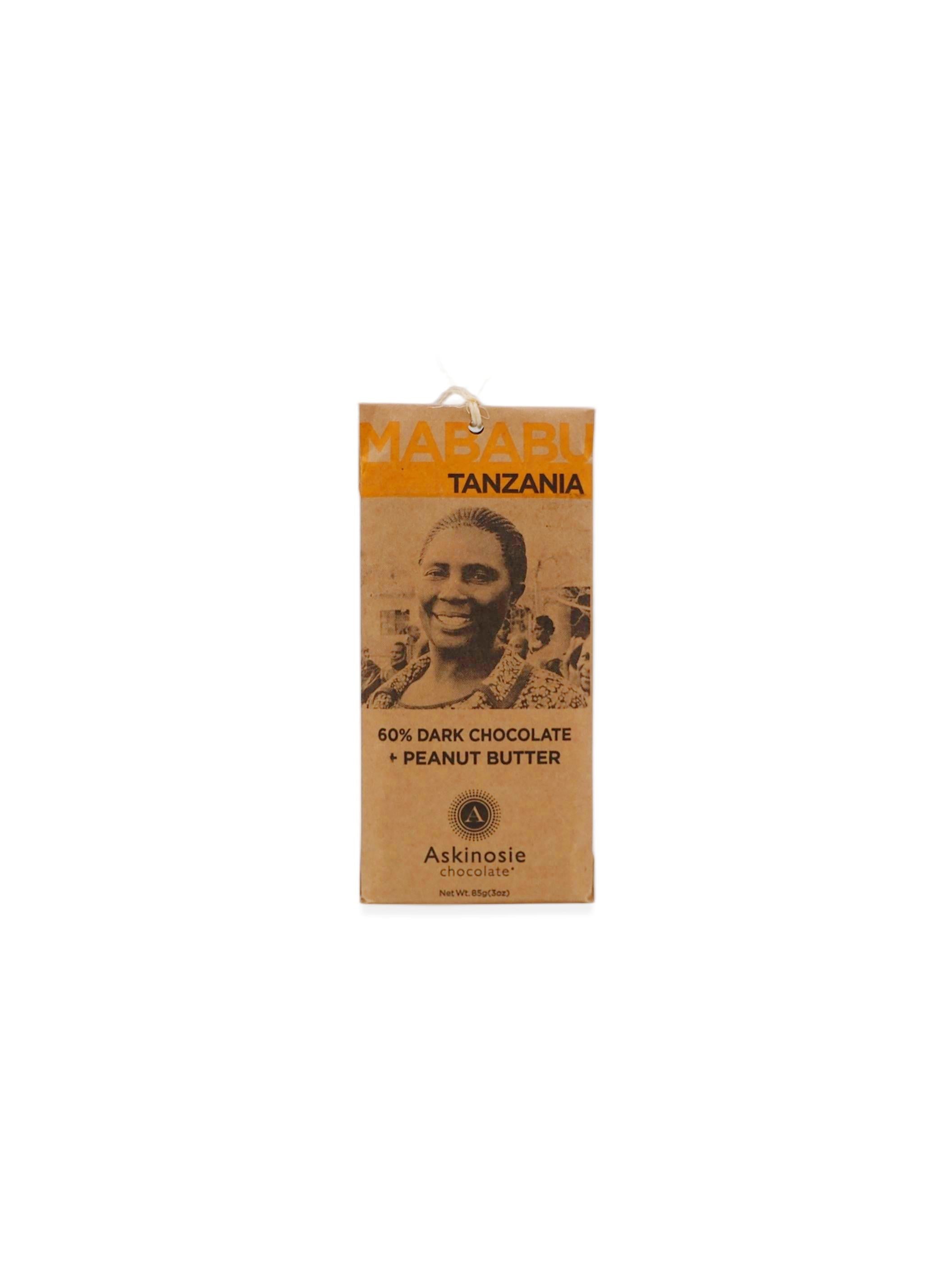 Askinosie Dark Chocolate Peanut Butter Bar 3oz