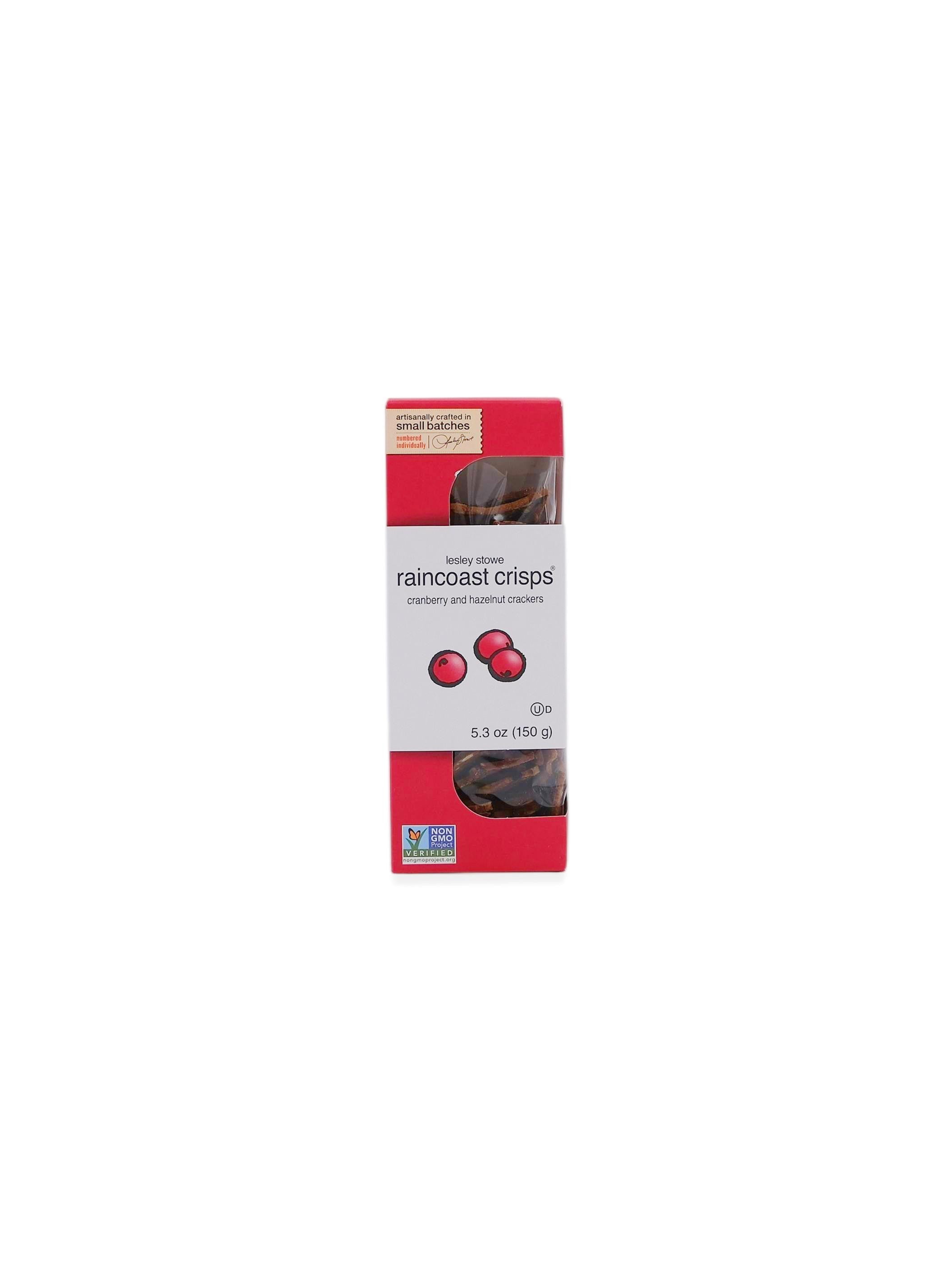 Cranberry Hazelnut Raincoast Crisps 150g