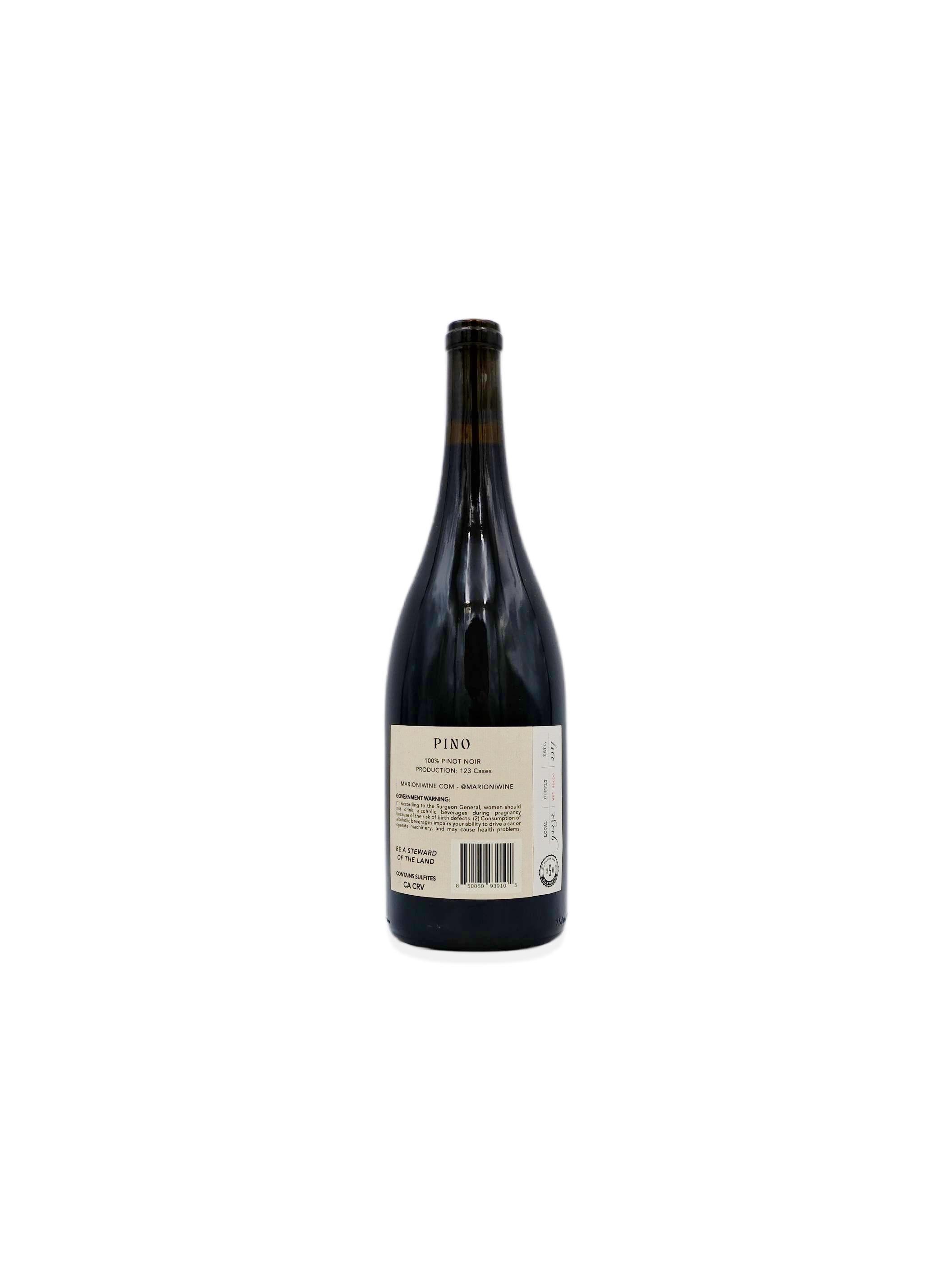 2021 Marioni 'Pino' Pinot Noir 750mL