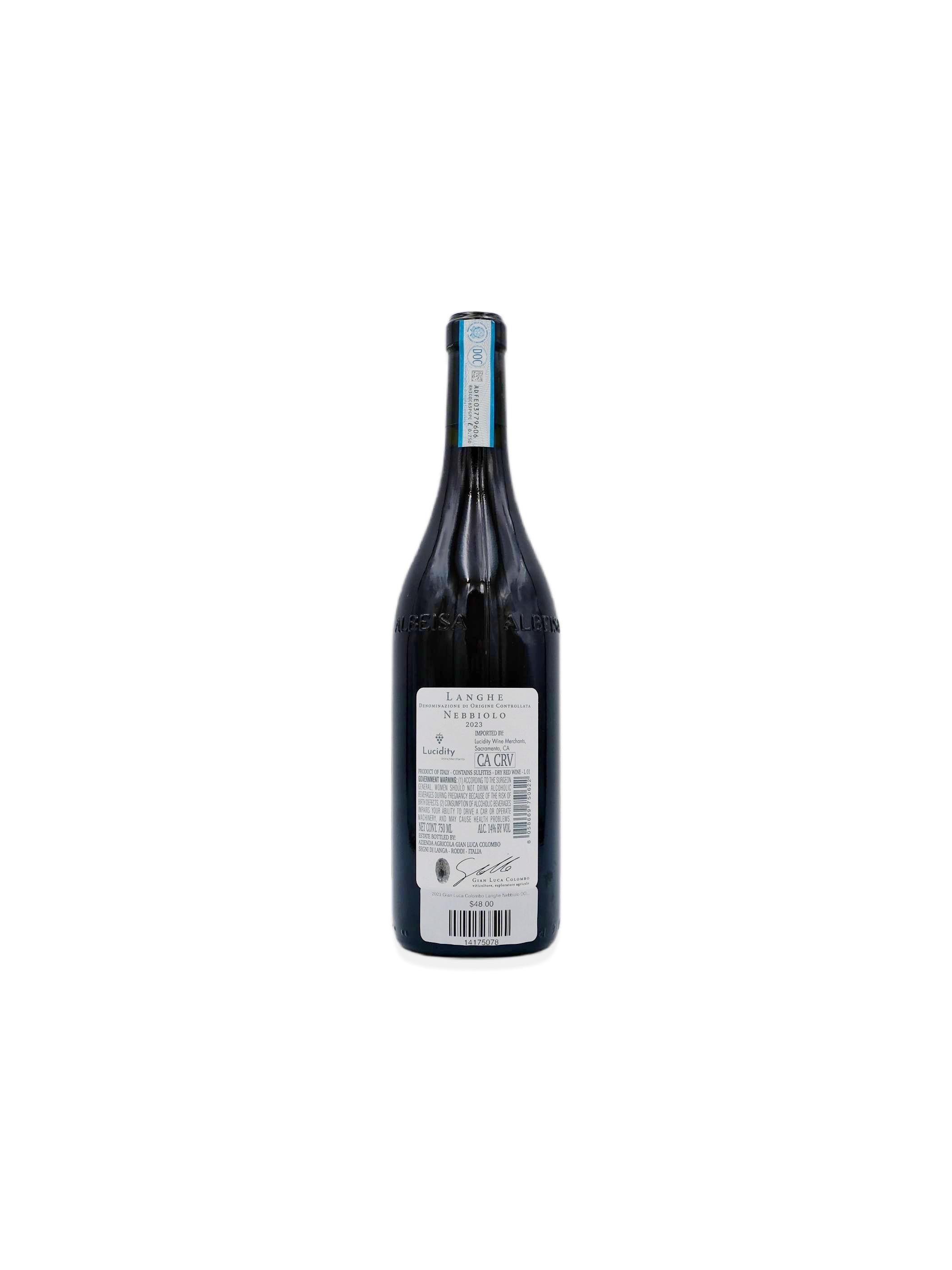 2023 Gian Luca Colombo Langhe Nebbiolo DOC 750mL