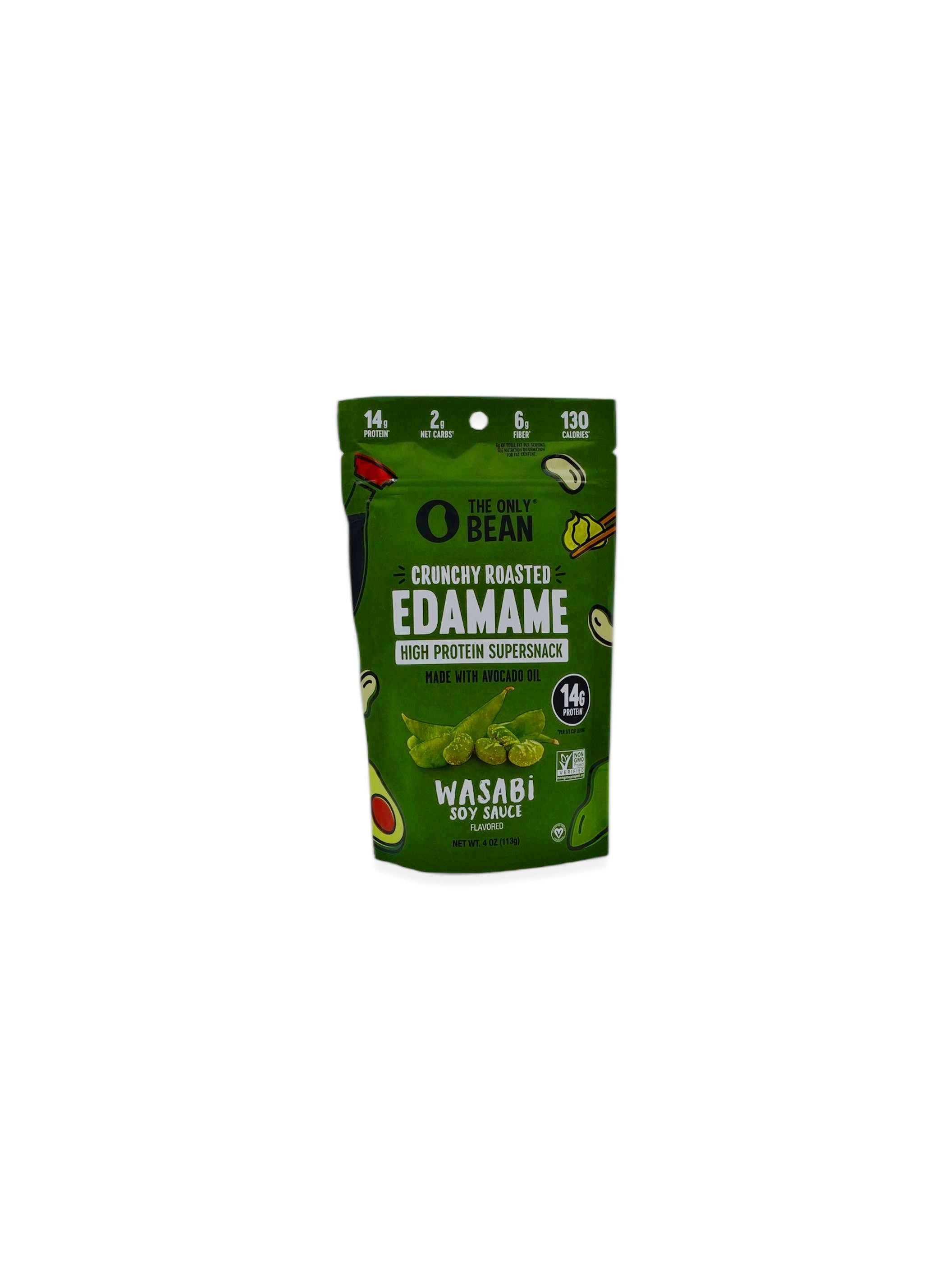Crunchy Roasted Edamame Wasabi Soy Sauce 4oz/113g