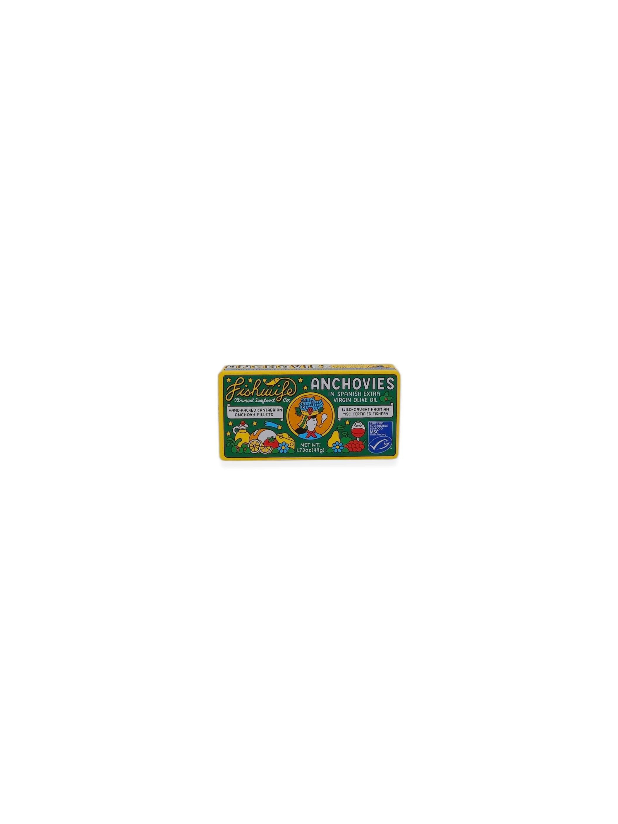 Fishwife Cantabrian Anchovies in Extra Virgin Olive Oil 1.73oz/49g